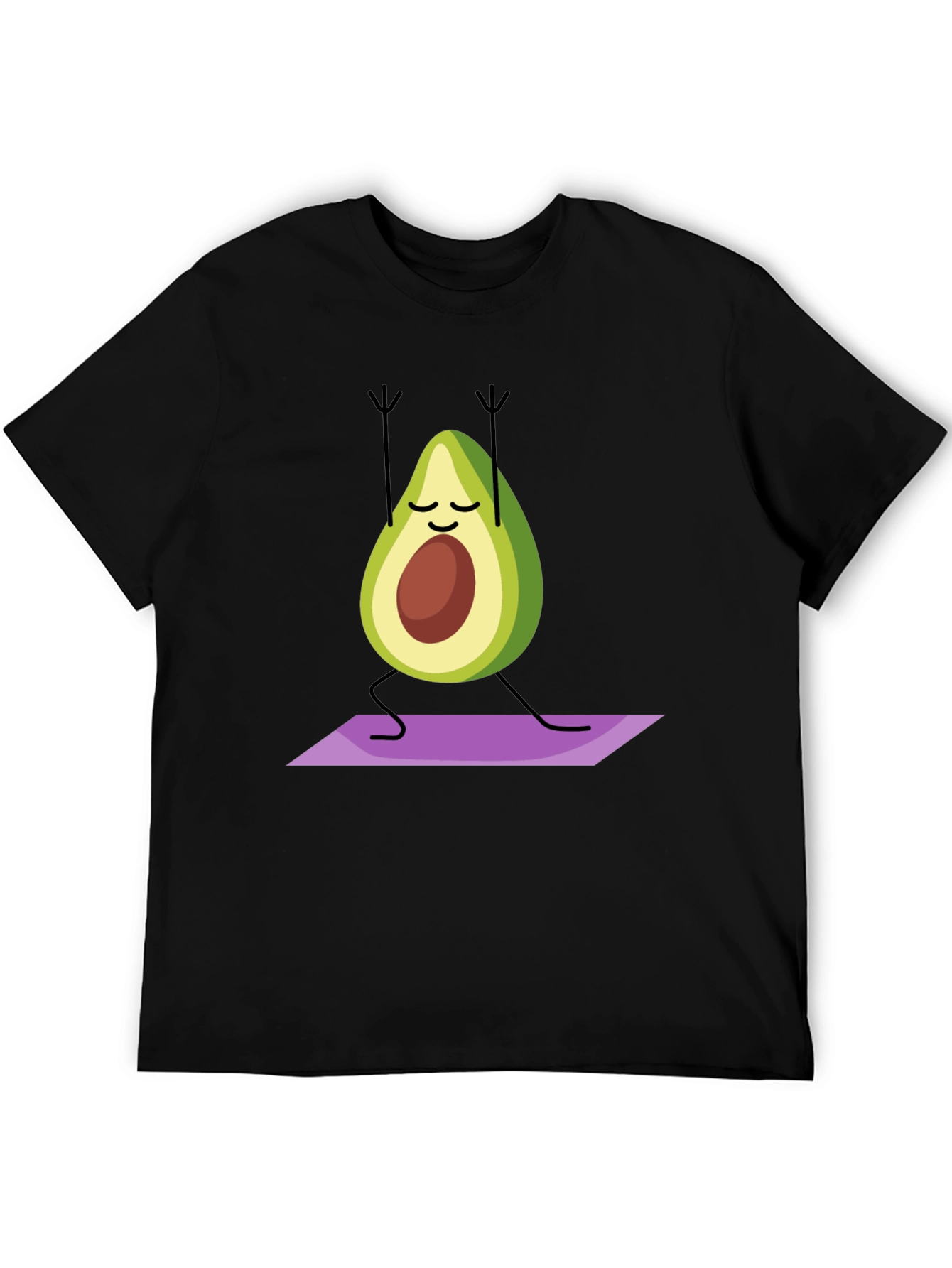 Yoga Avocado Graphic Tee - Relaxed Fit