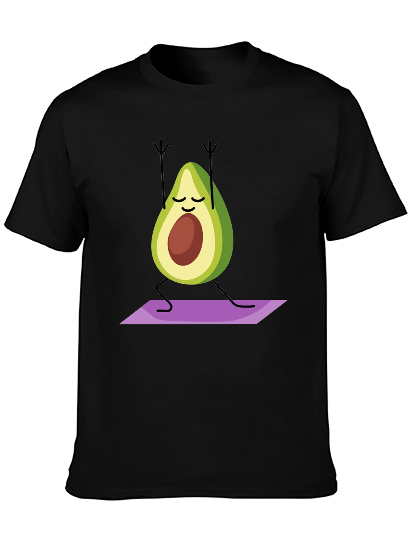 Yoga Avocado Graphic Tee - Relaxed Fit
