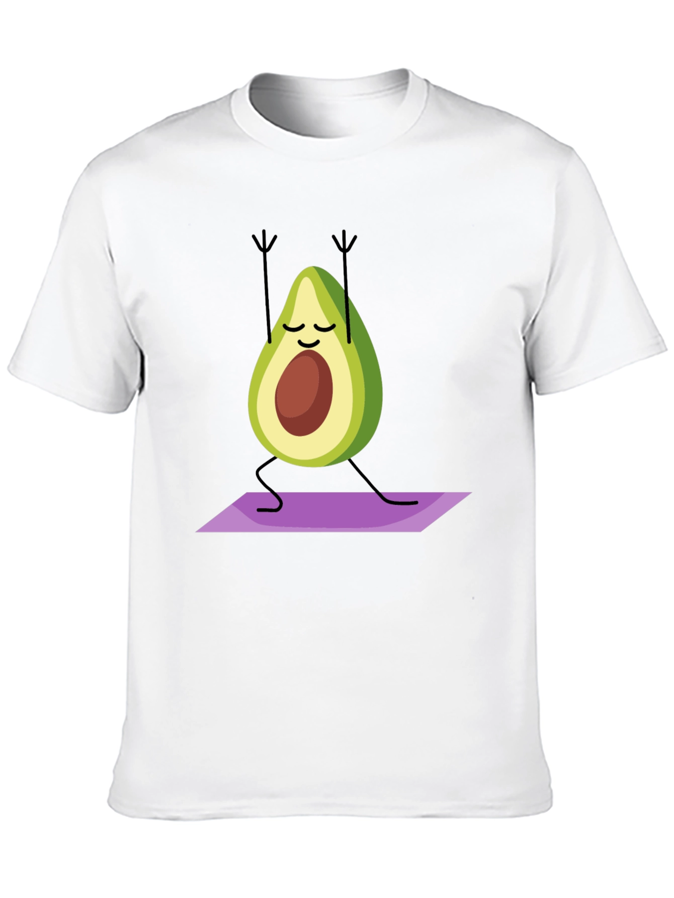 Yoga Avocado Graphic Tee - Relaxed Fit