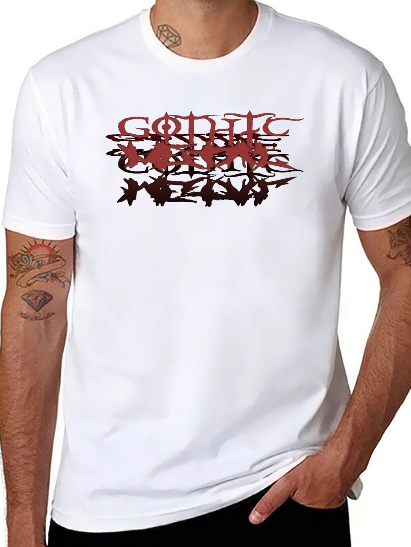 Gothic Metal T-Shirt - Dark Graphic Tee