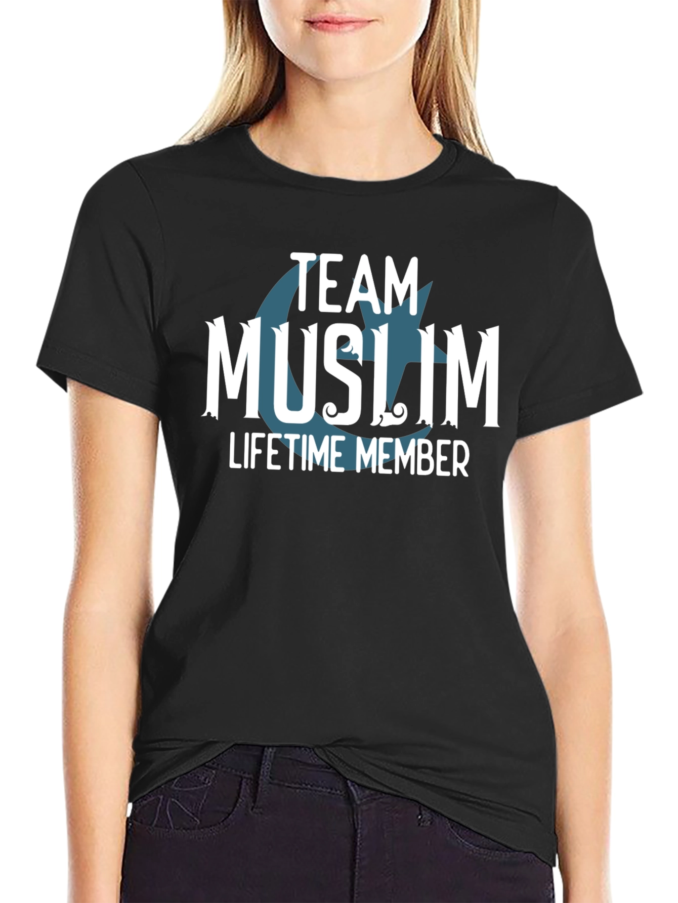 Team Muslim Lifetime Member Graphic Tee