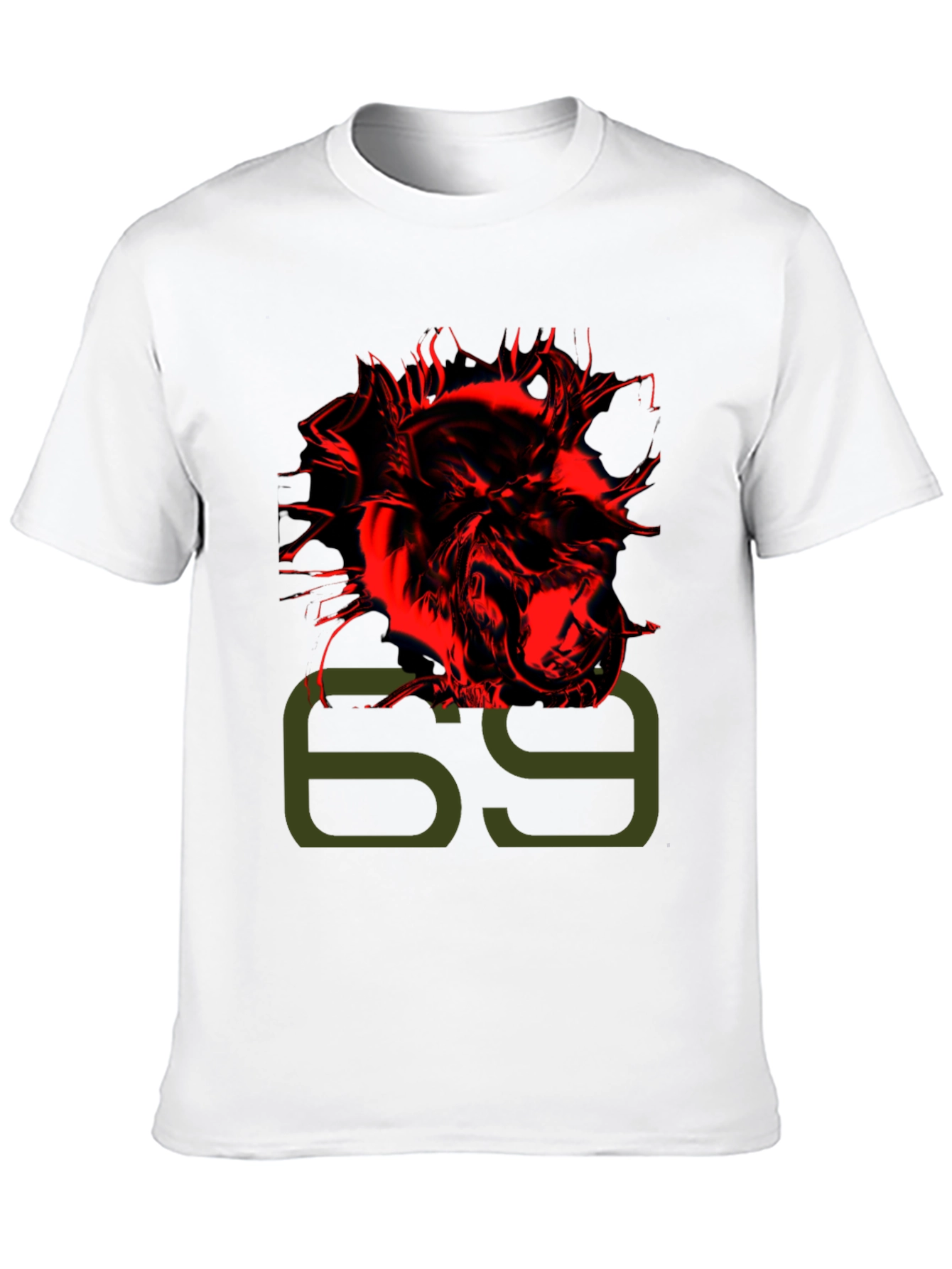 Edgy 6ix9ine Graphic Print Black T-Shirt