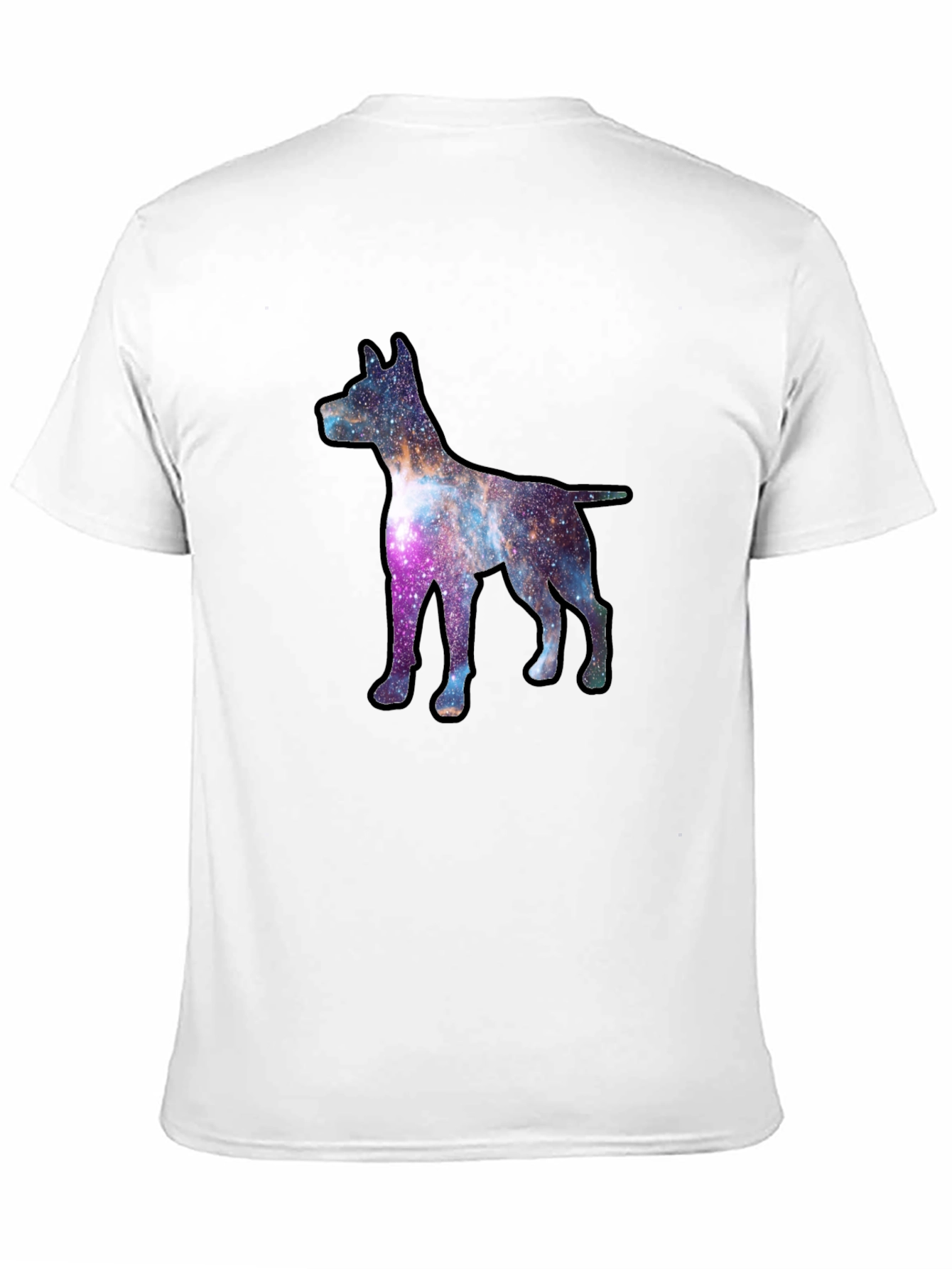 Galaxy Dog Graphic Tee - Black