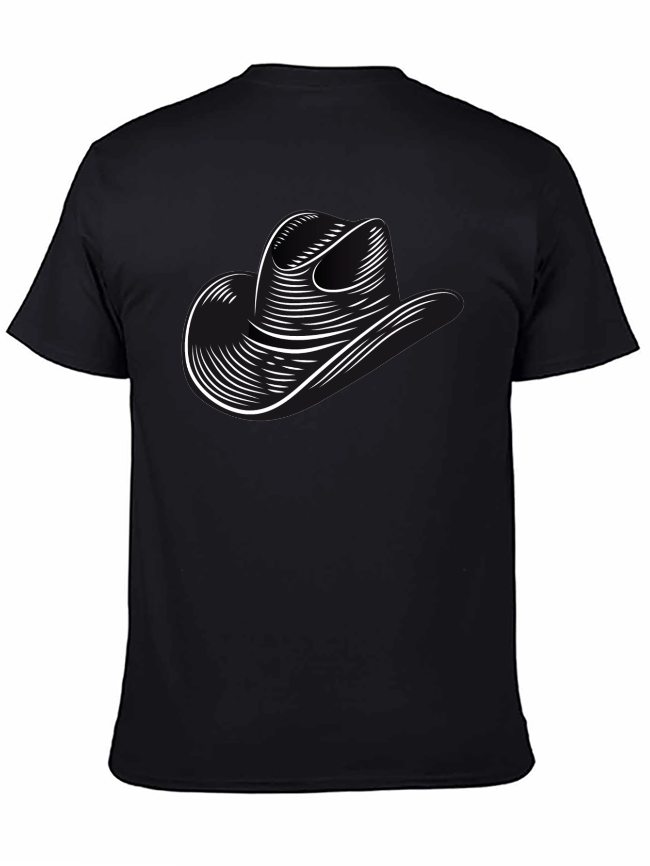Cowboy Hat Graphic Tee - Classic Western Style