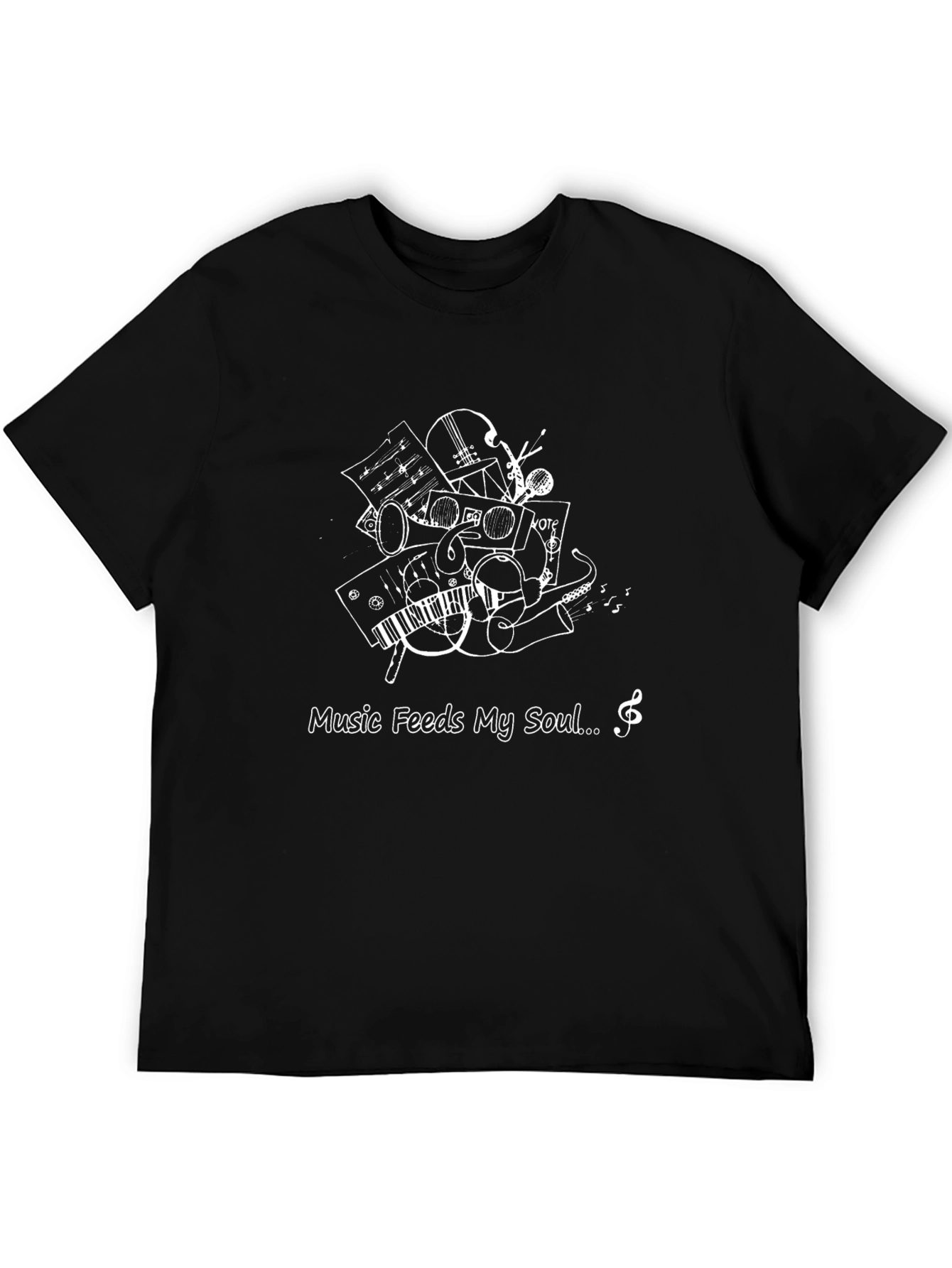 Music Feeds My Soul Graphic Tee