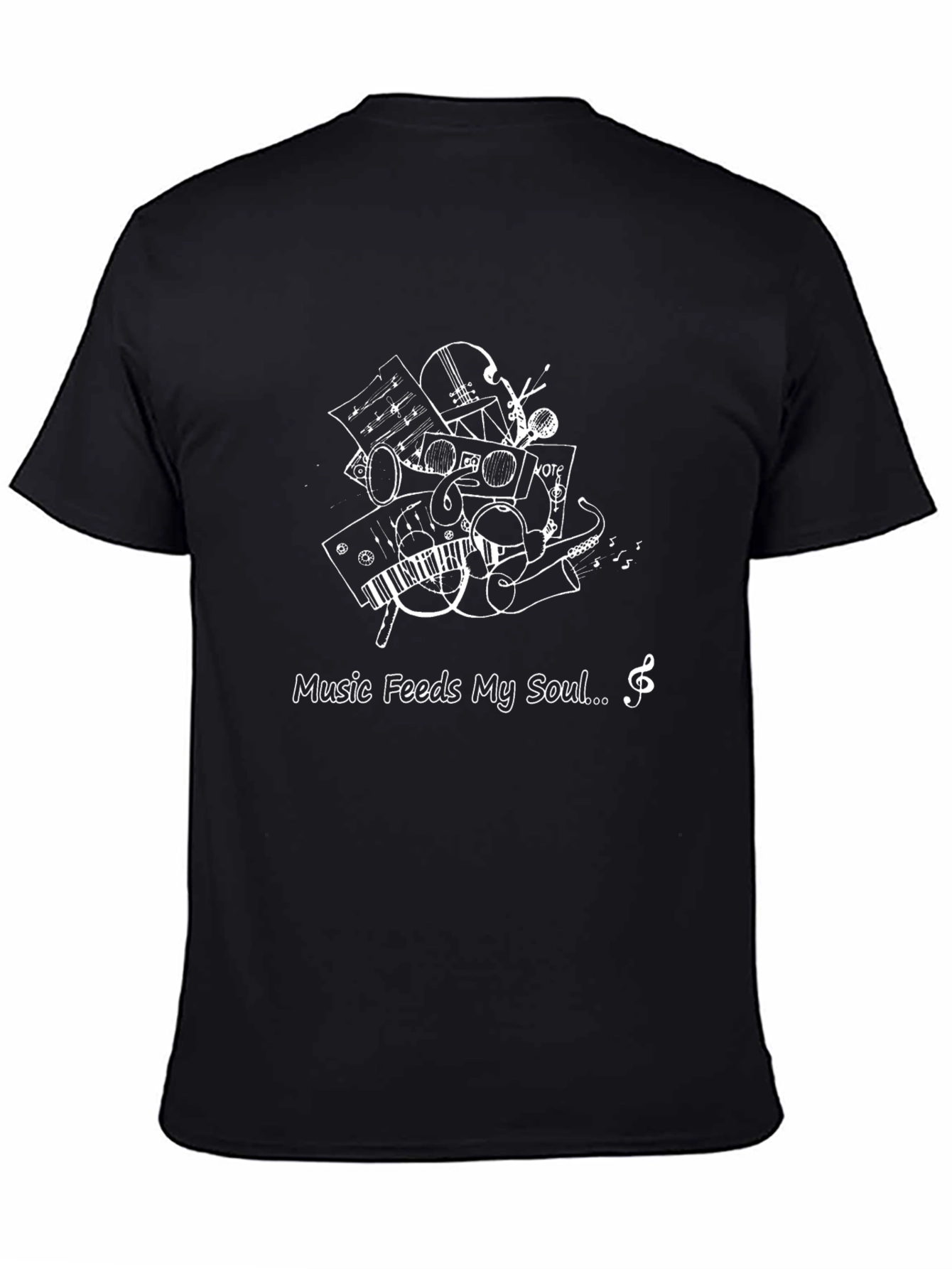 Music Feeds My Soul Graphic Tee
