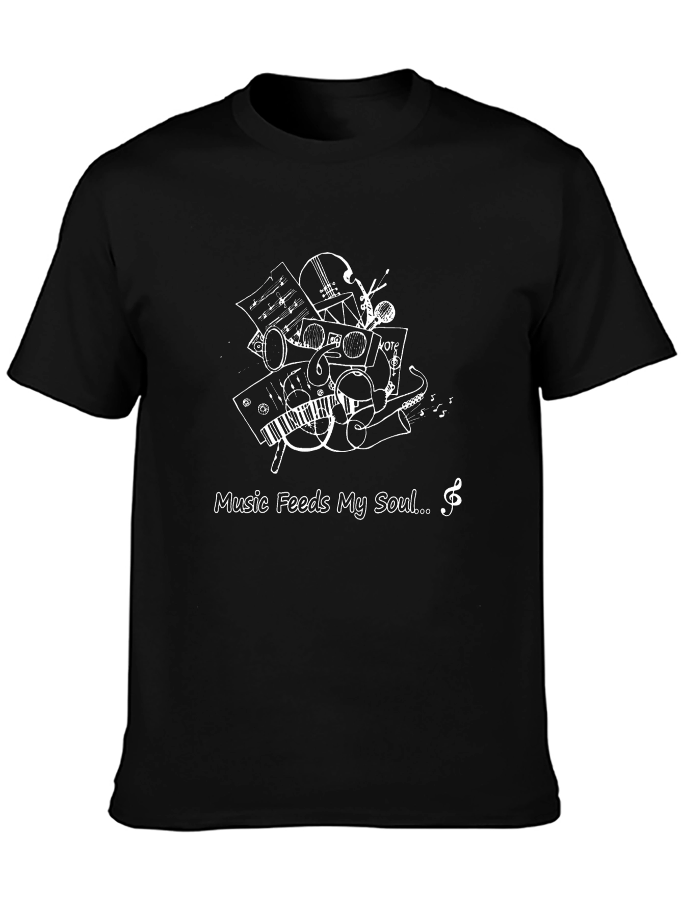 Music Feeds My Soul Graphic Tee