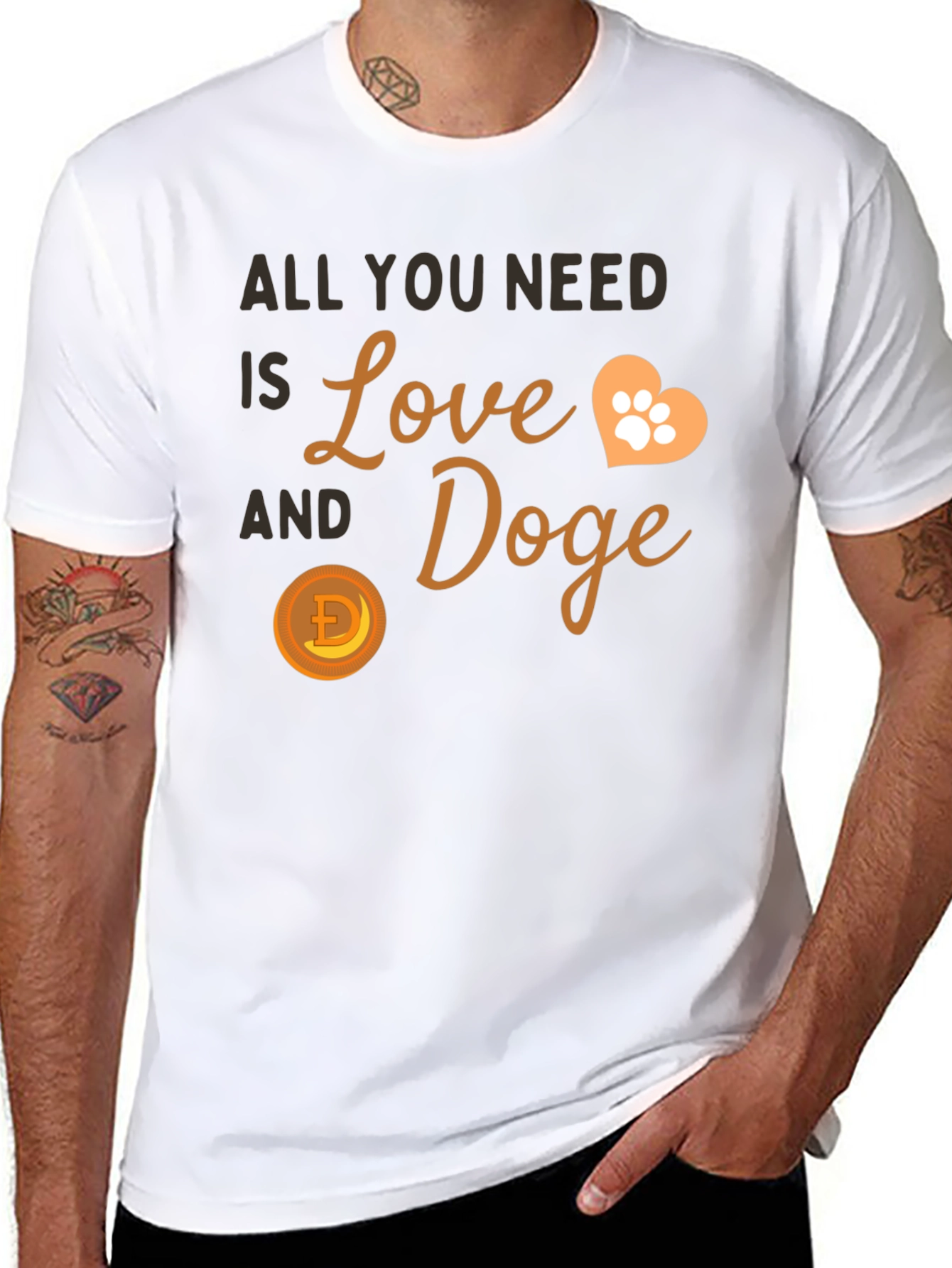 All You Need Is Love And Doge T-Shirt