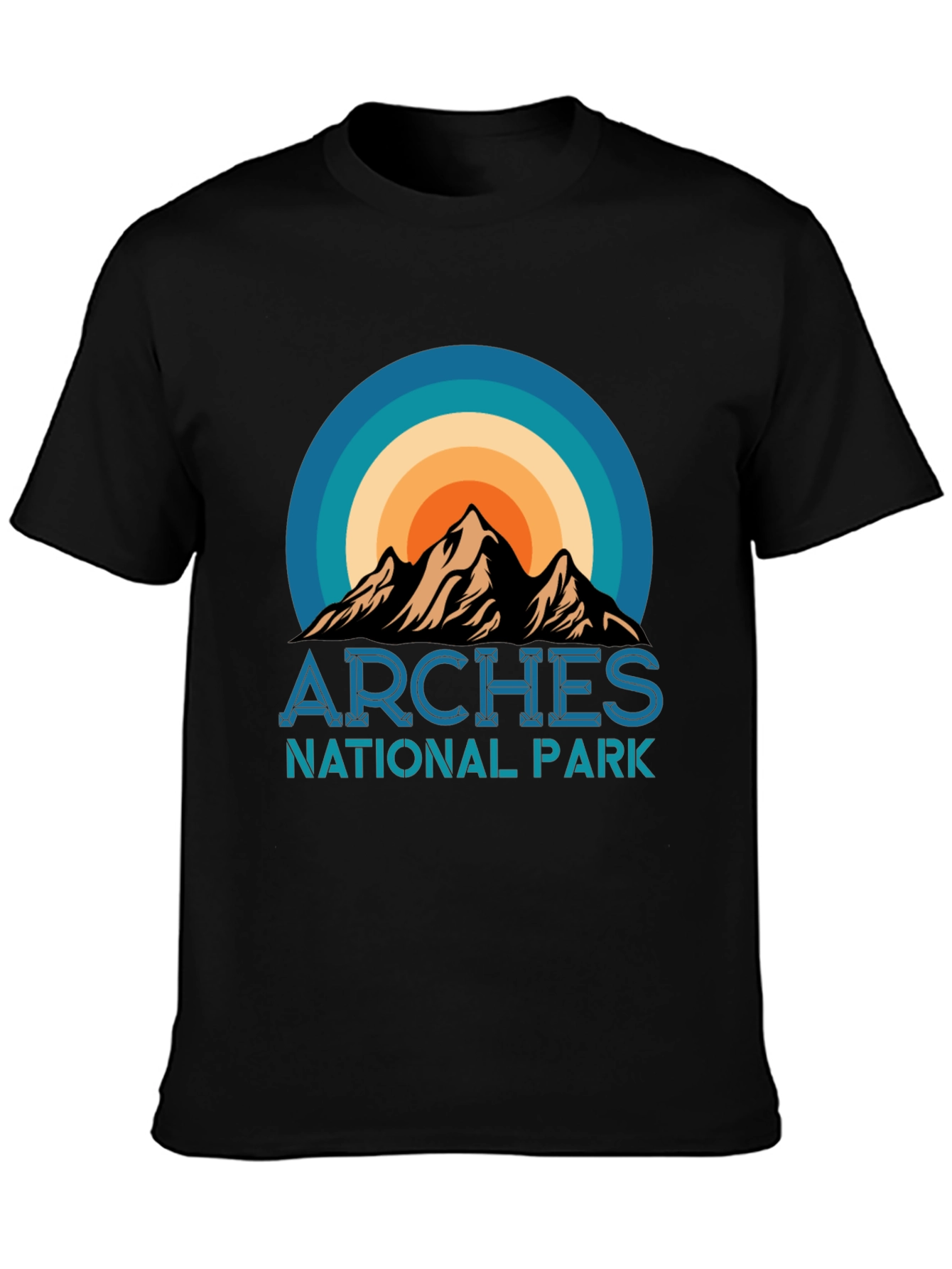 Arches National Park Graphic Tee - Retro Style