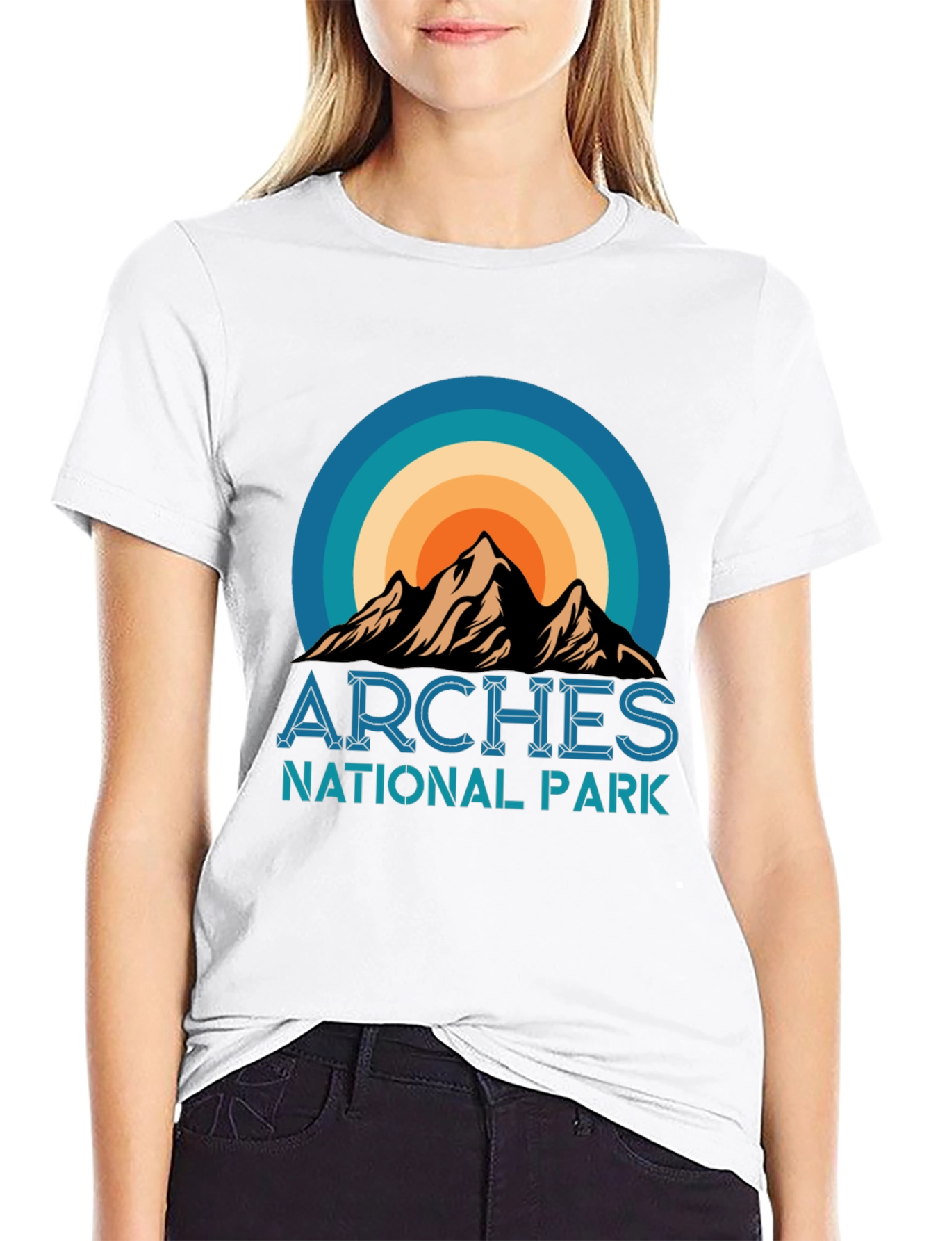 Arches National Park Graphic Tee - Retro Style