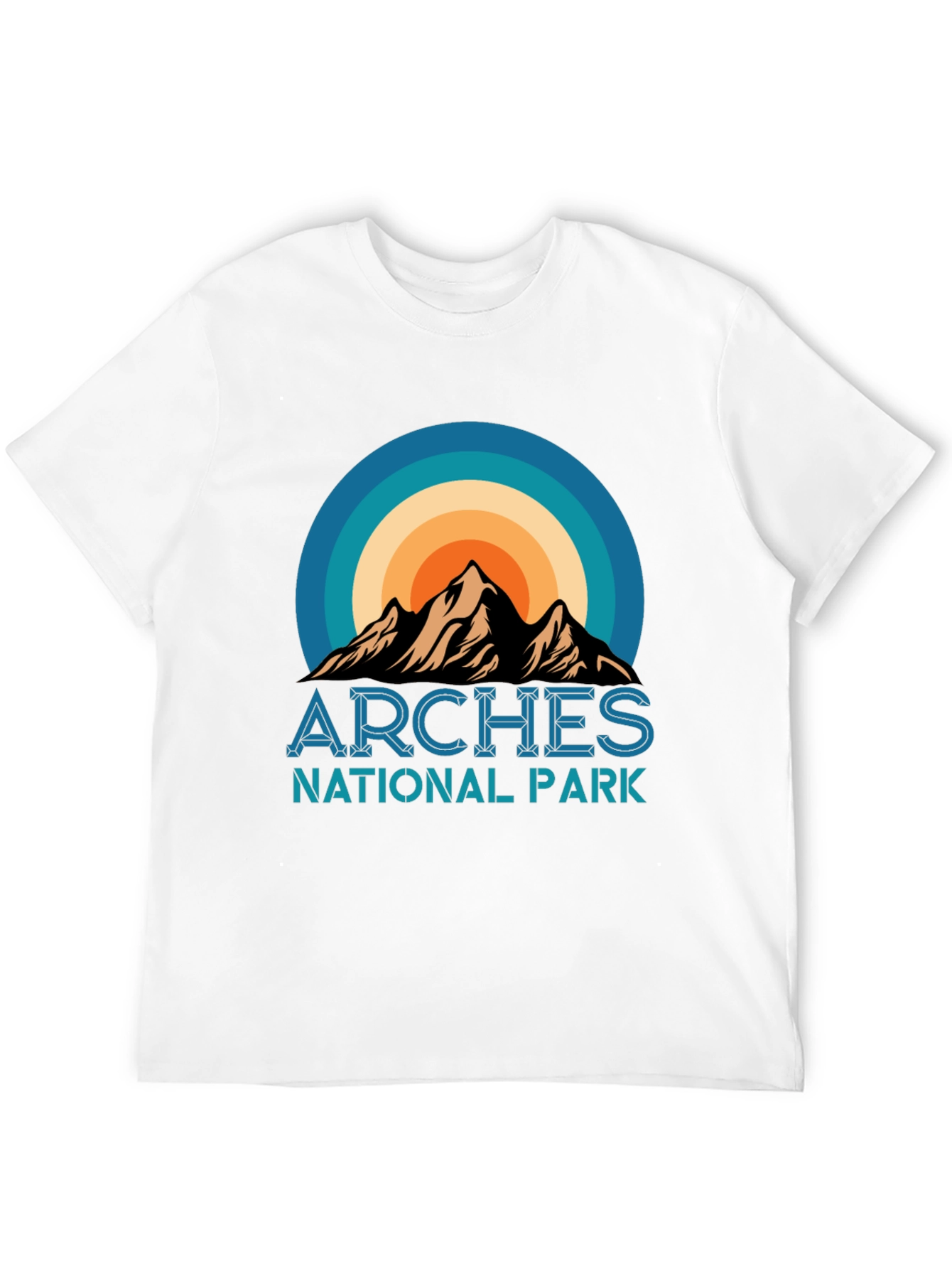 Arches National Park Graphic Tee - Retro Style