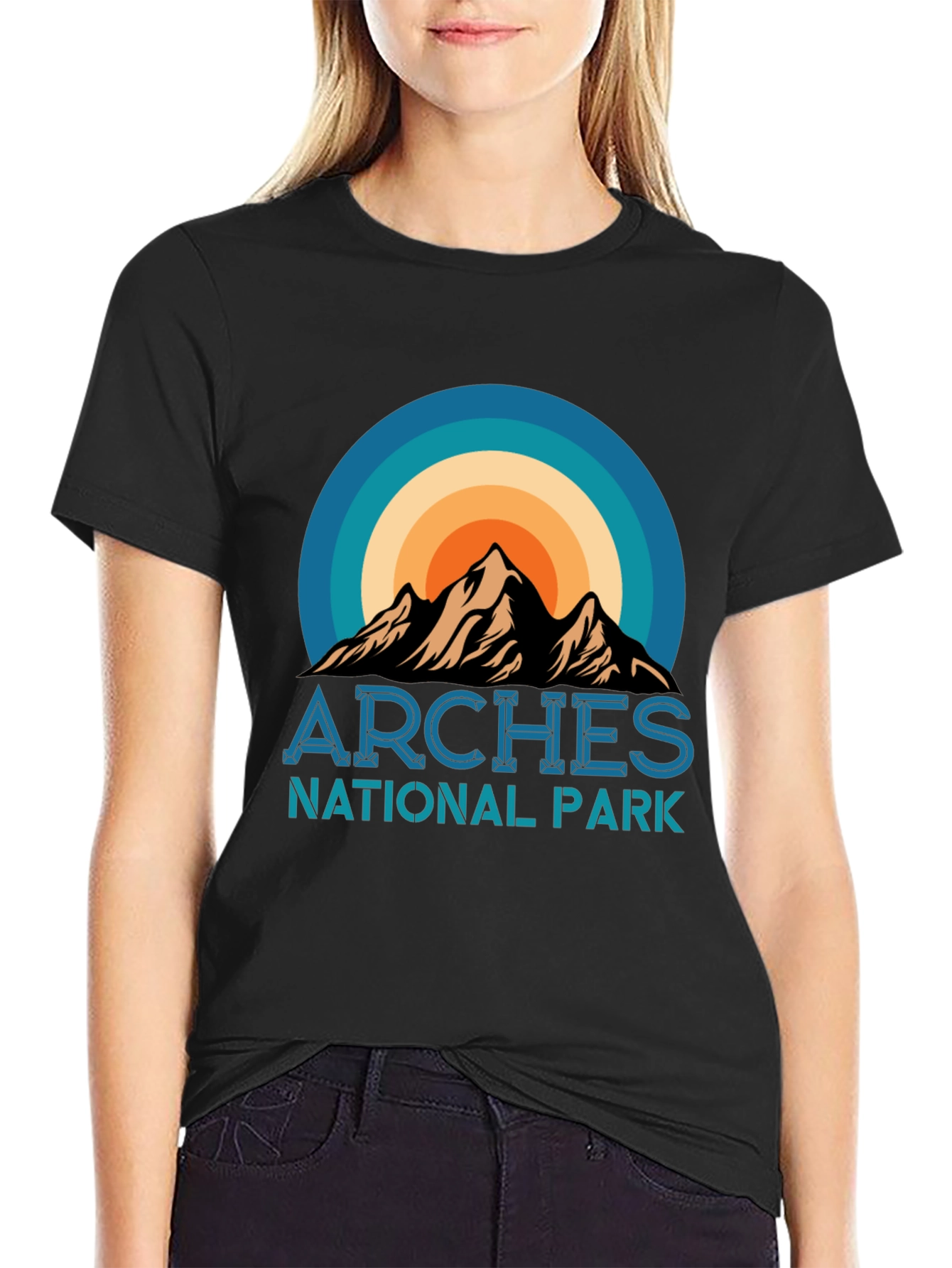Arches National Park Graphic Tee - Retro Style