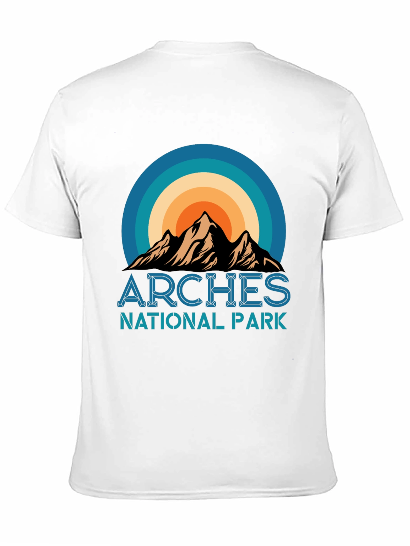Arches National Park Graphic Tee - Retro Style
