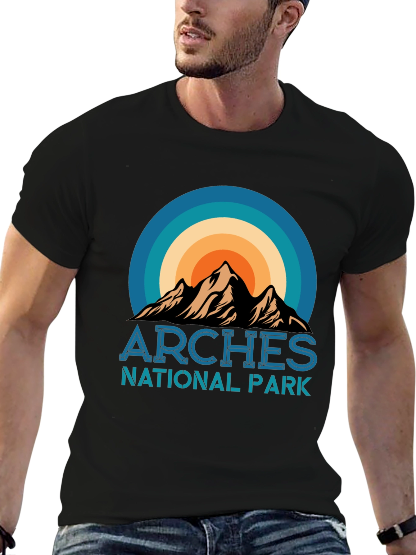 Arches National Park Graphic Tee - Retro Style