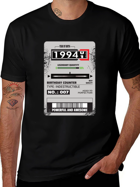 1994 Birthday Year T-Shirt: Aged to Perfection