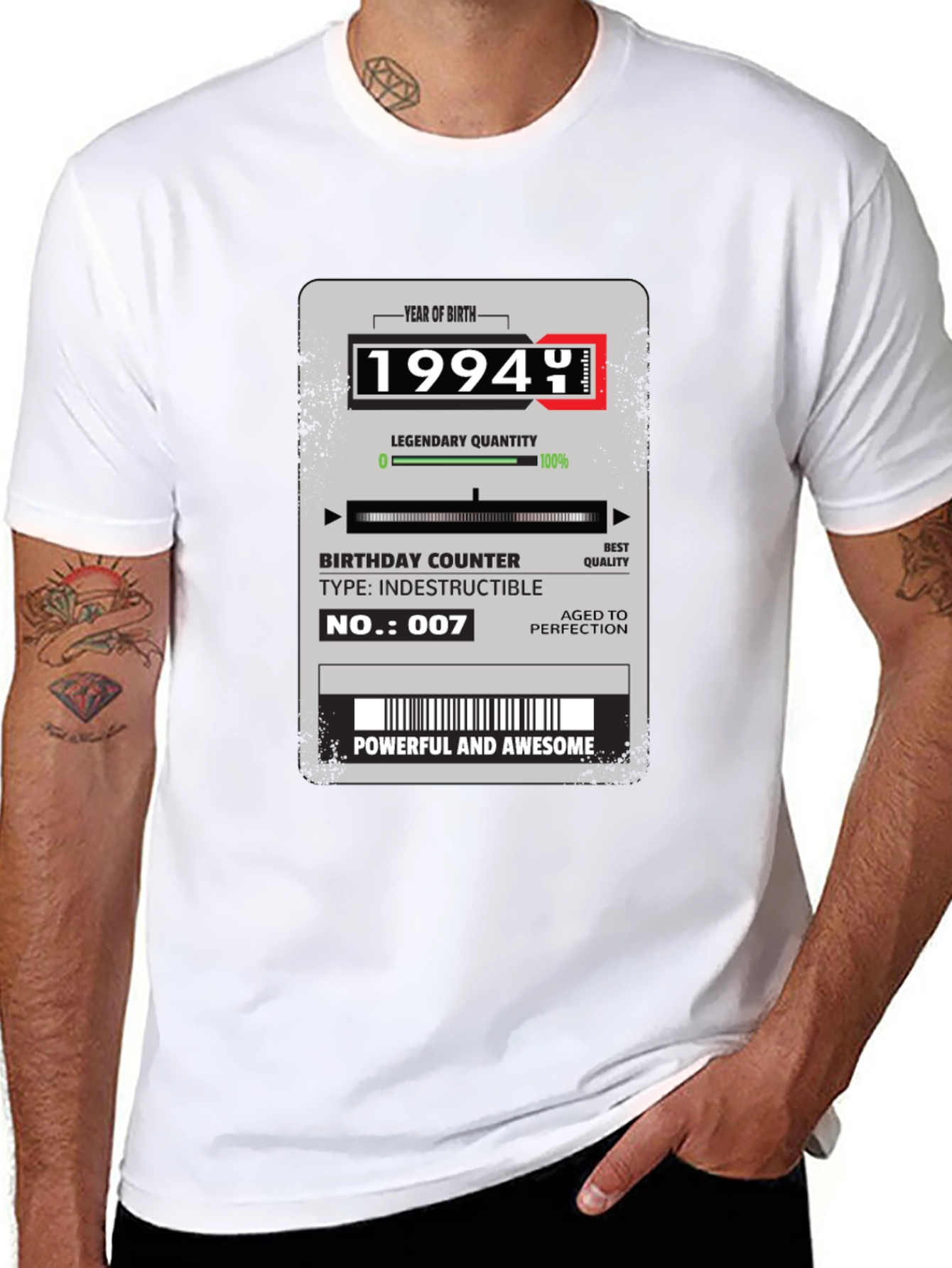 1994 Birthday Year T-Shirt: Aged to Perfection