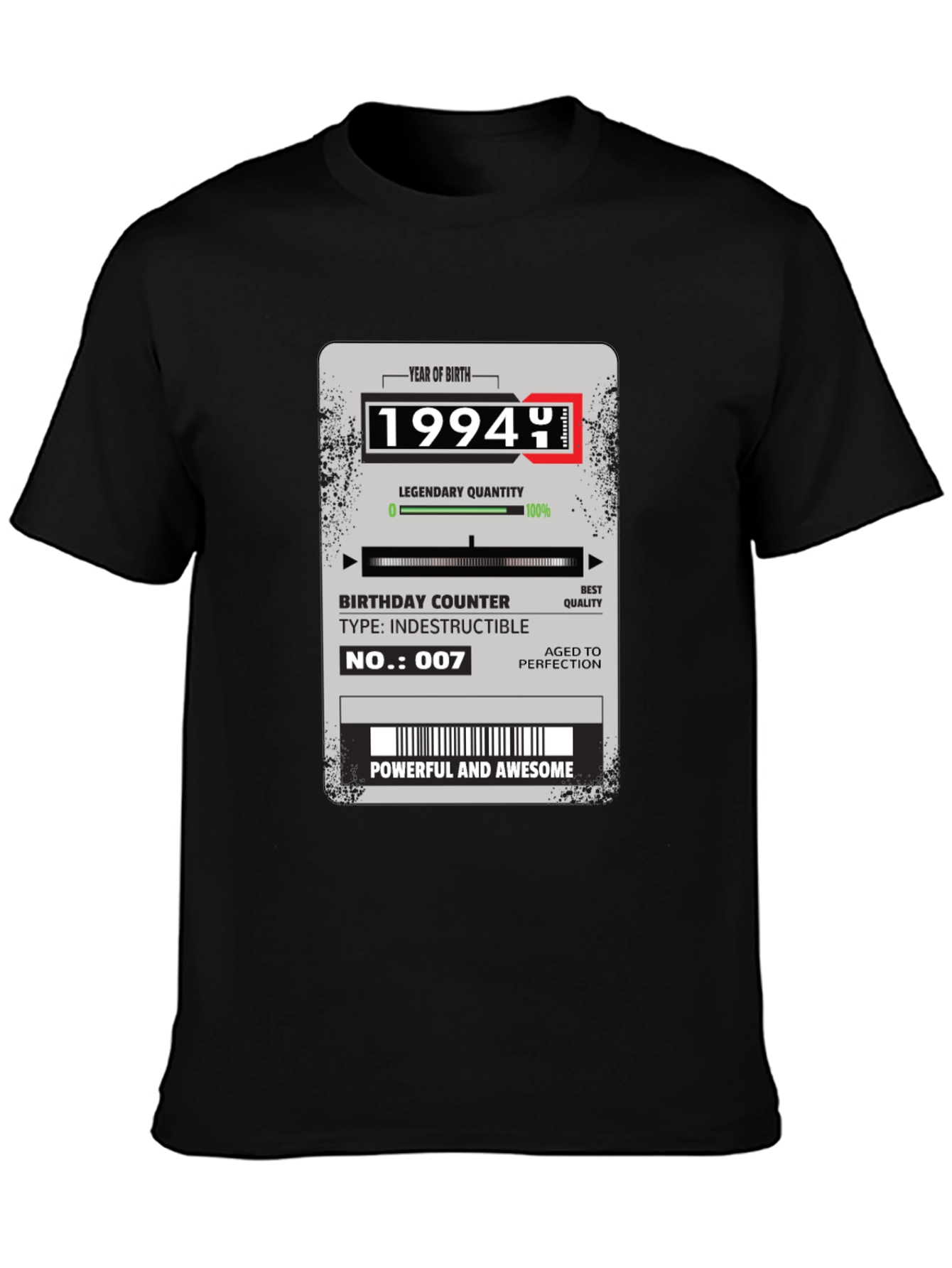 1994 Birthday Year T-Shirt: Aged to Perfection