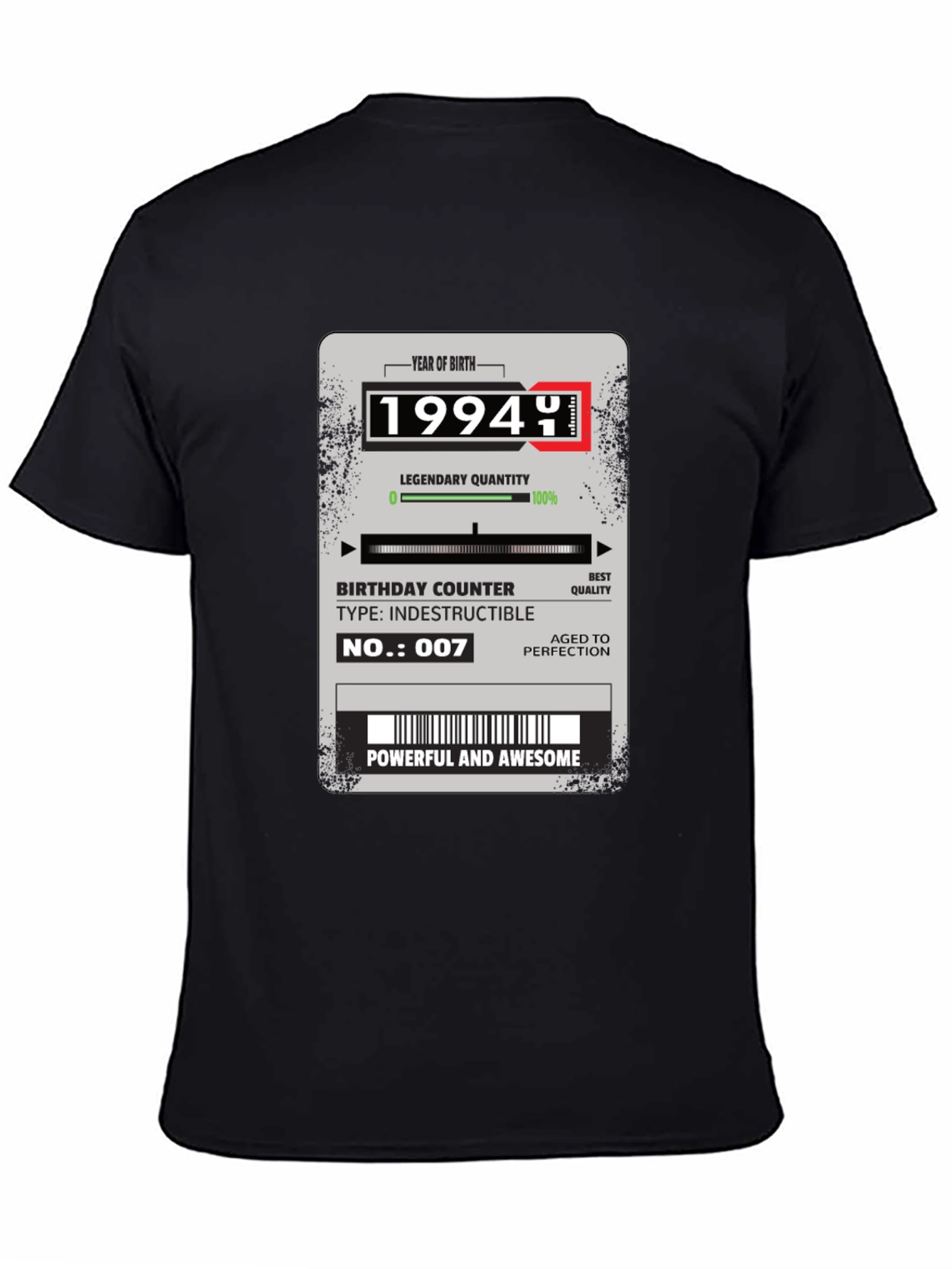 1994 Birthday Year T-Shirt: Aged to Perfection