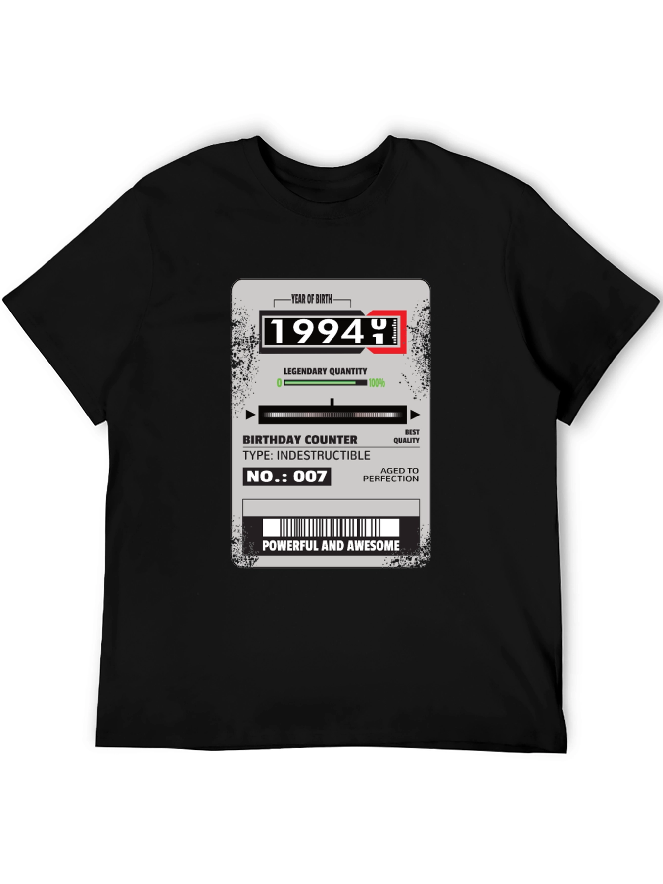 1994 Birthday Year T-Shirt: Aged to Perfection