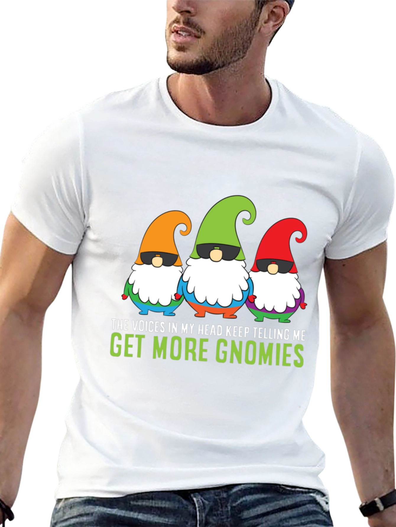 Funny Gnome T-Shirt - Get More Gnomies!