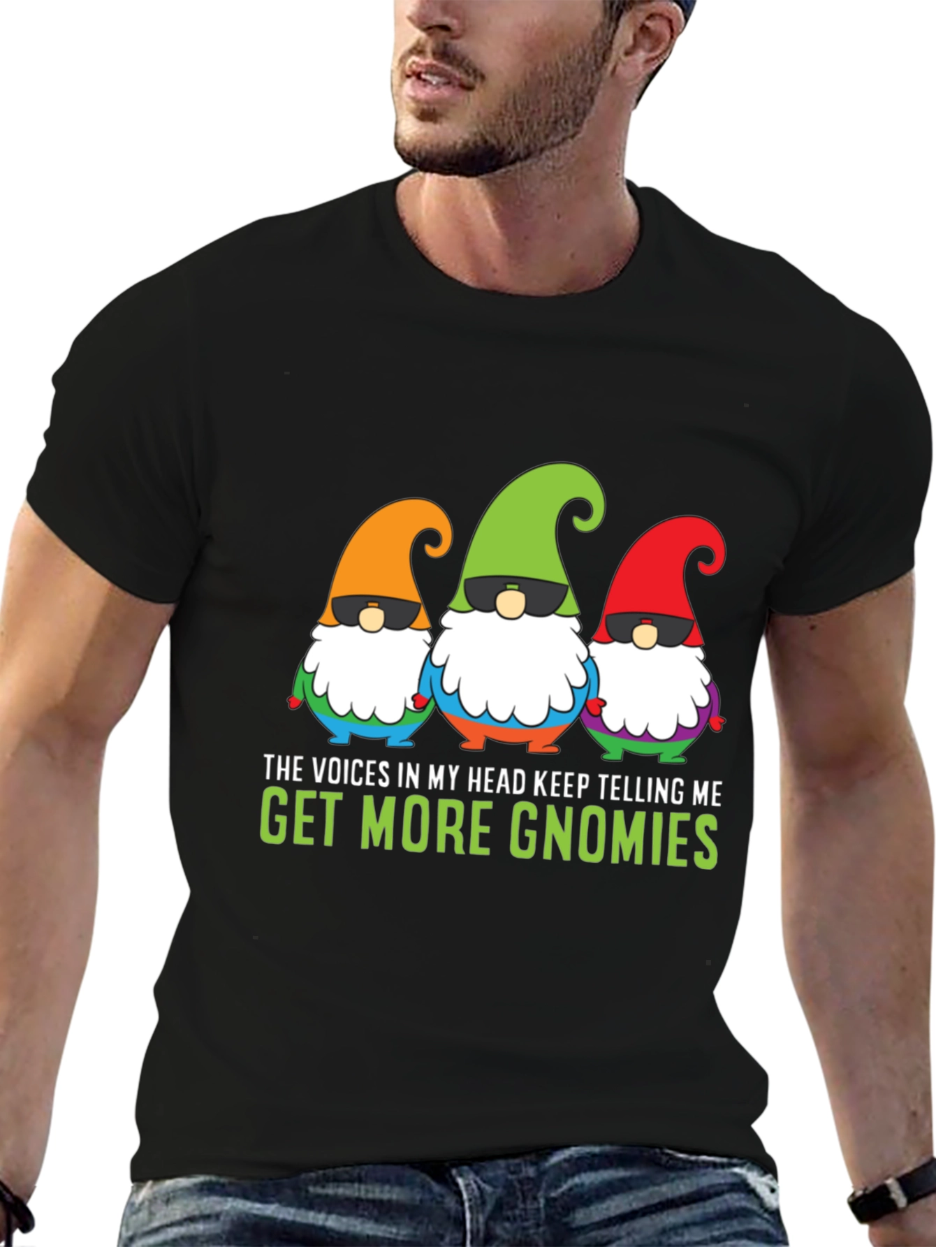Funny Gnome T-Shirt - Get More Gnomies!