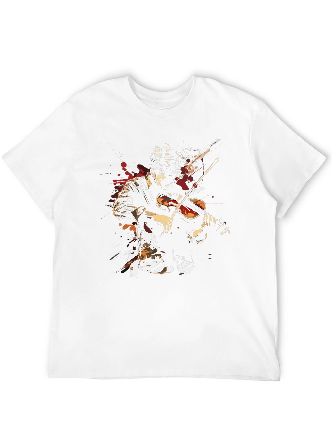 Violinist Graphic Tee - Artistic Music Lovers Shirt