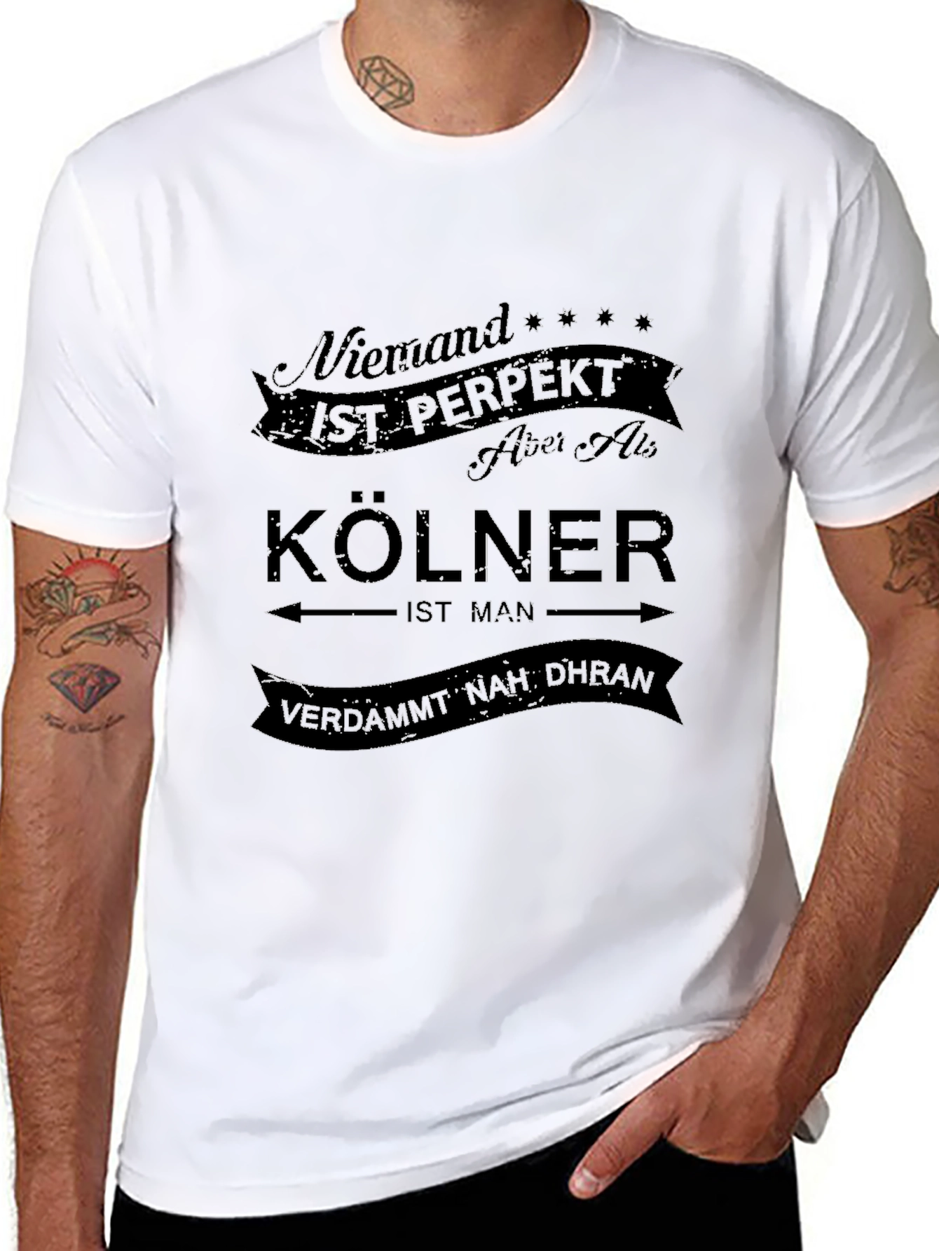 Köln T-Shirt: Niemand Ist Perfekt Apparel