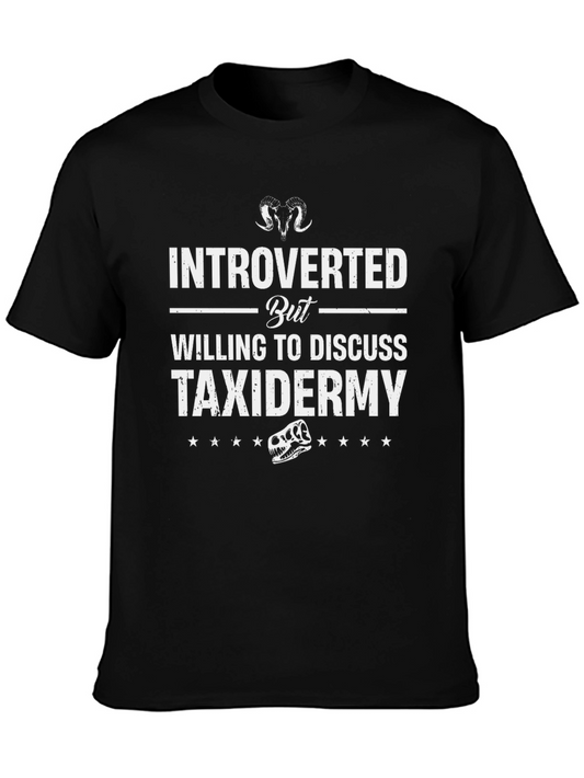 Introverted Taxidermy T-Shirt Funny Gift
