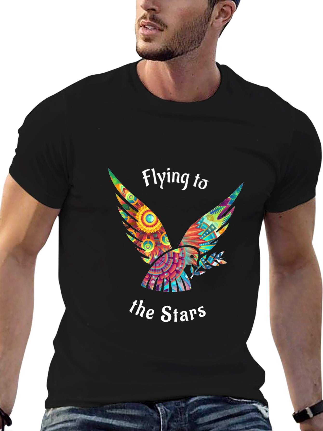 Flying to the Stars Graphic T-Shirt