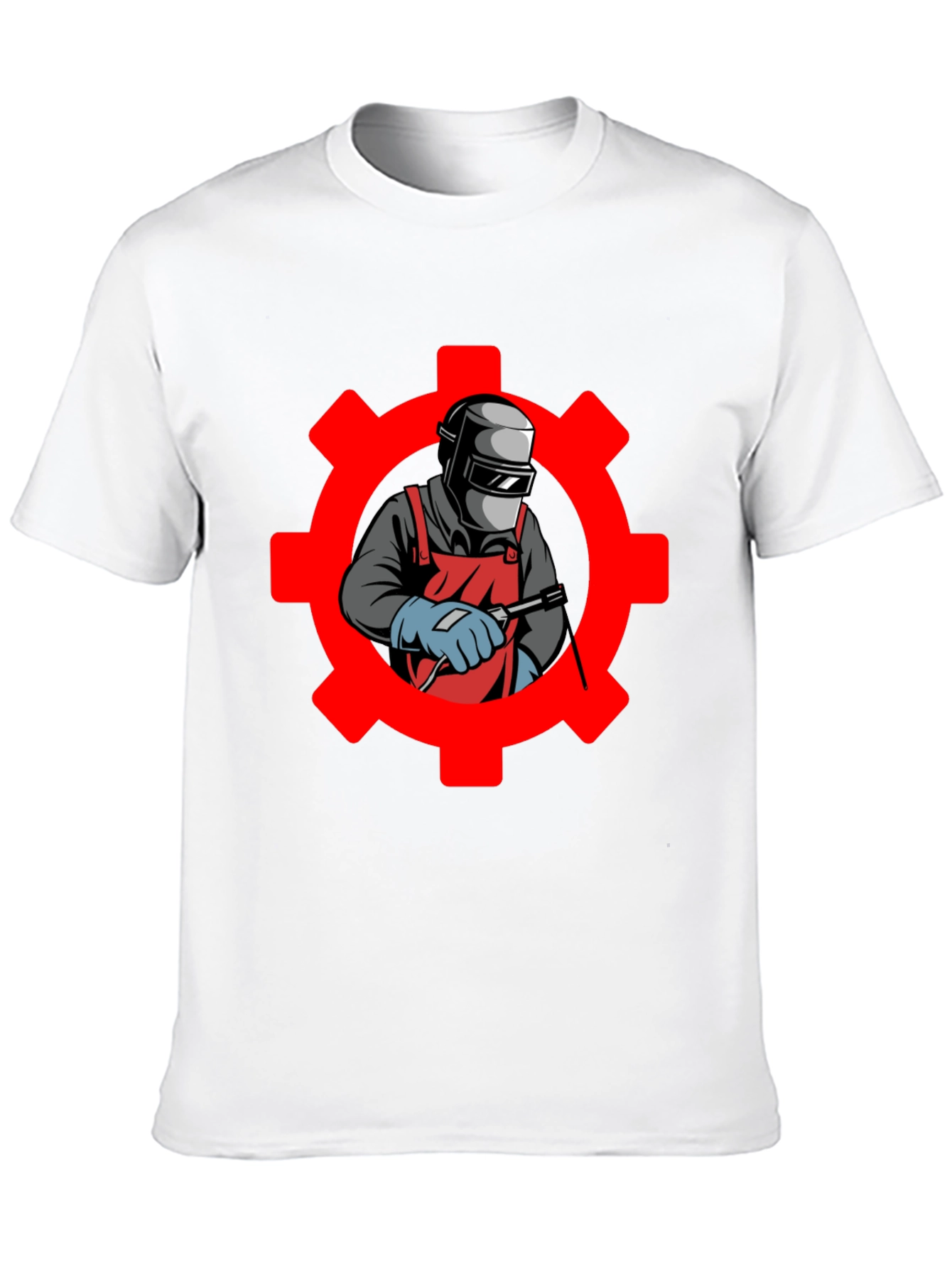 Welder Gear Graphic T-Shirt - Black Cotton Tee