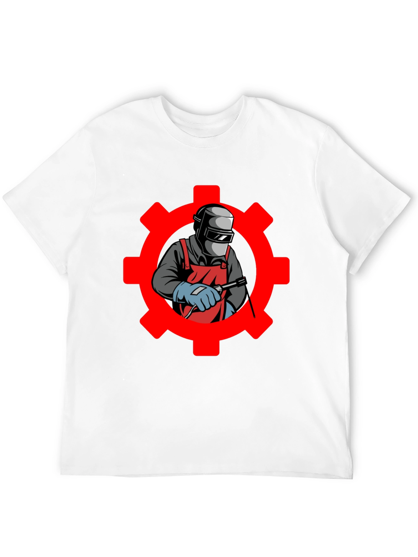 Welder Gear Graphic T-Shirt - Black Cotton Tee