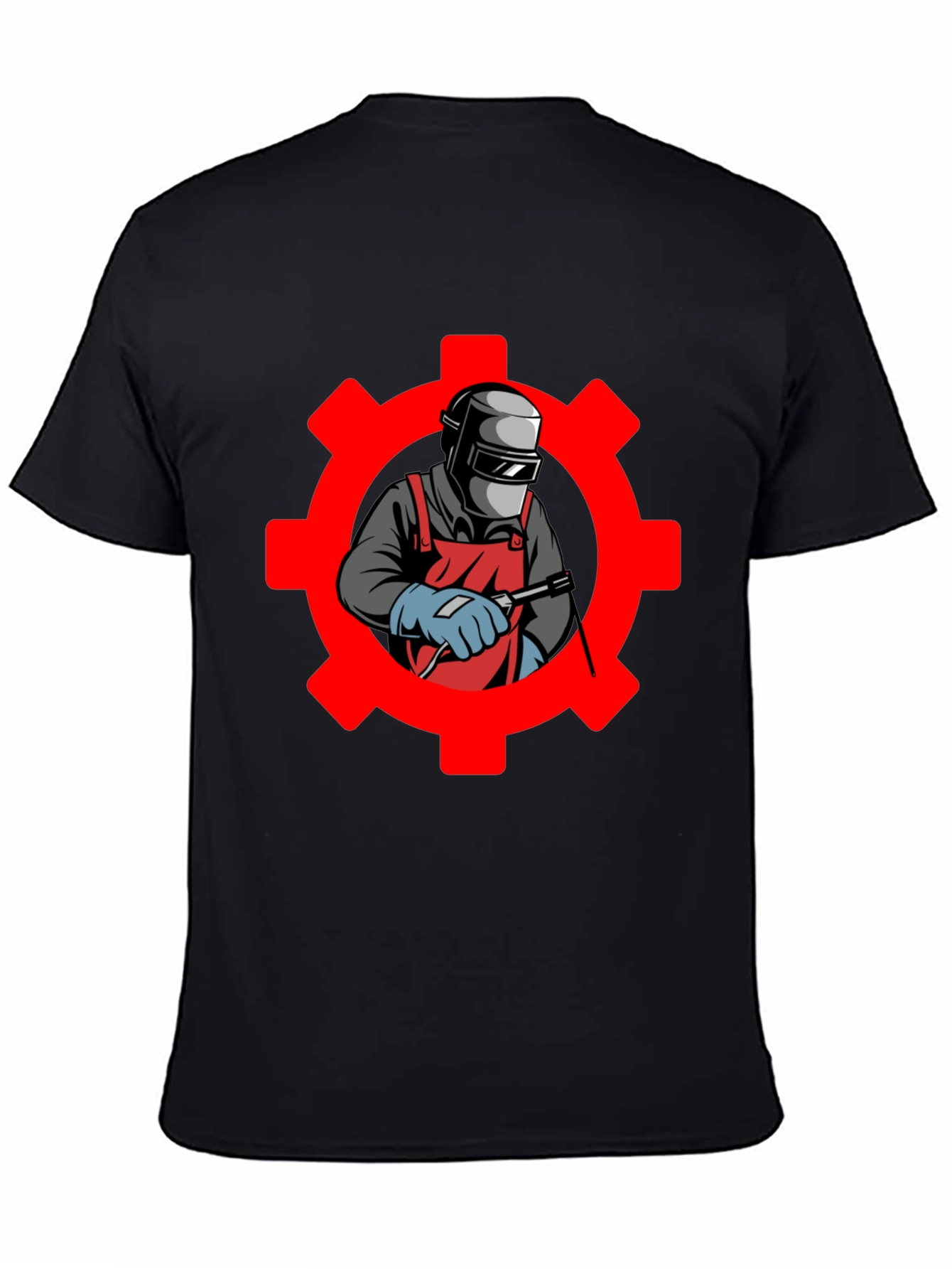 Welder Gear Graphic T-Shirt - Black Cotton Tee