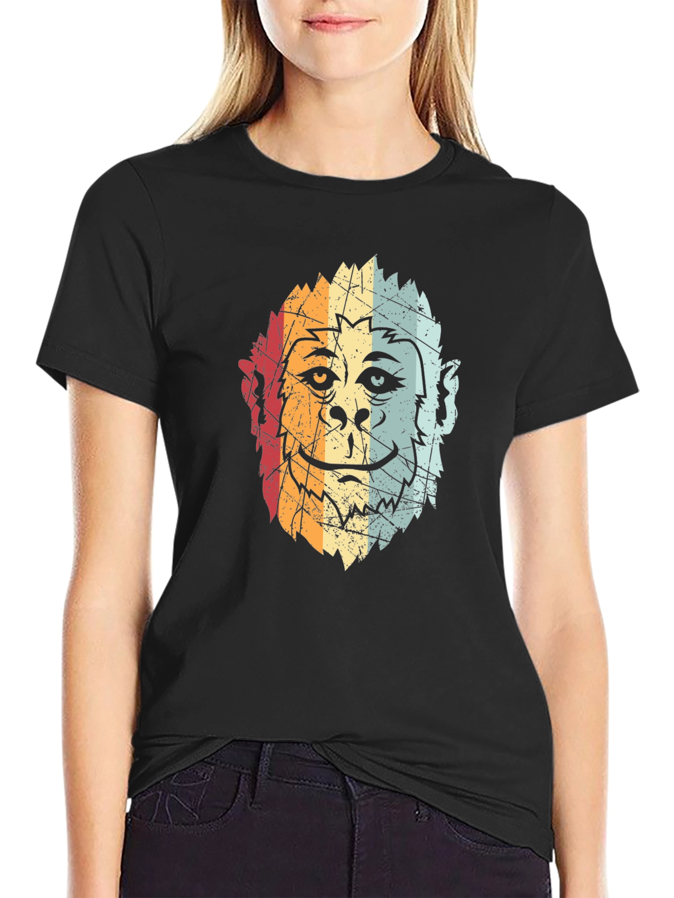 Retro Bigfoot T-Shirt - Sasquatch Graphic Tee