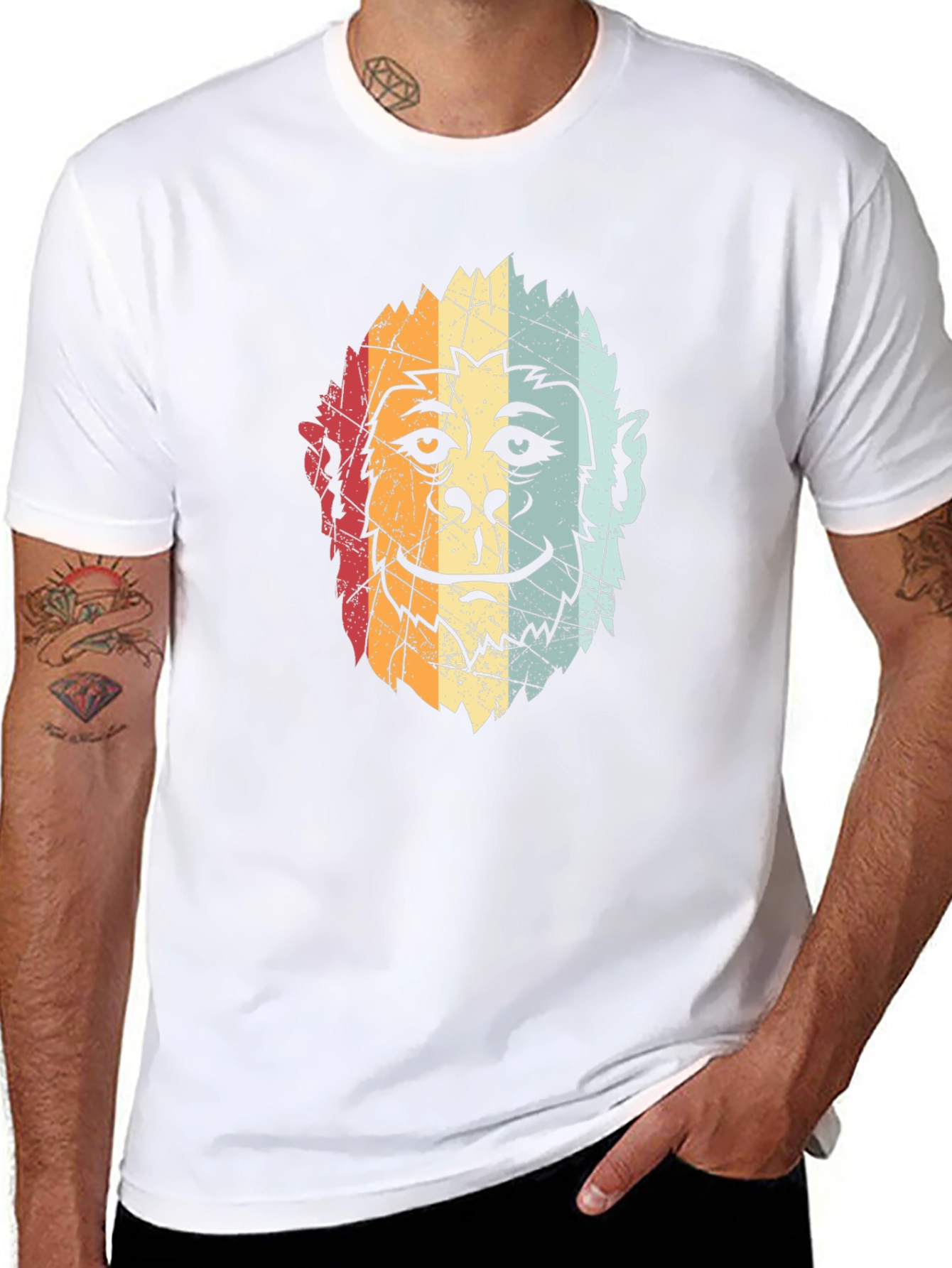 Retro Bigfoot T-Shirt - Sasquatch Graphic Tee