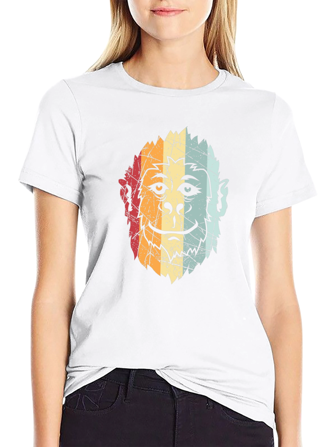 Retro Bigfoot T-Shirt - Sasquatch Graphic Tee