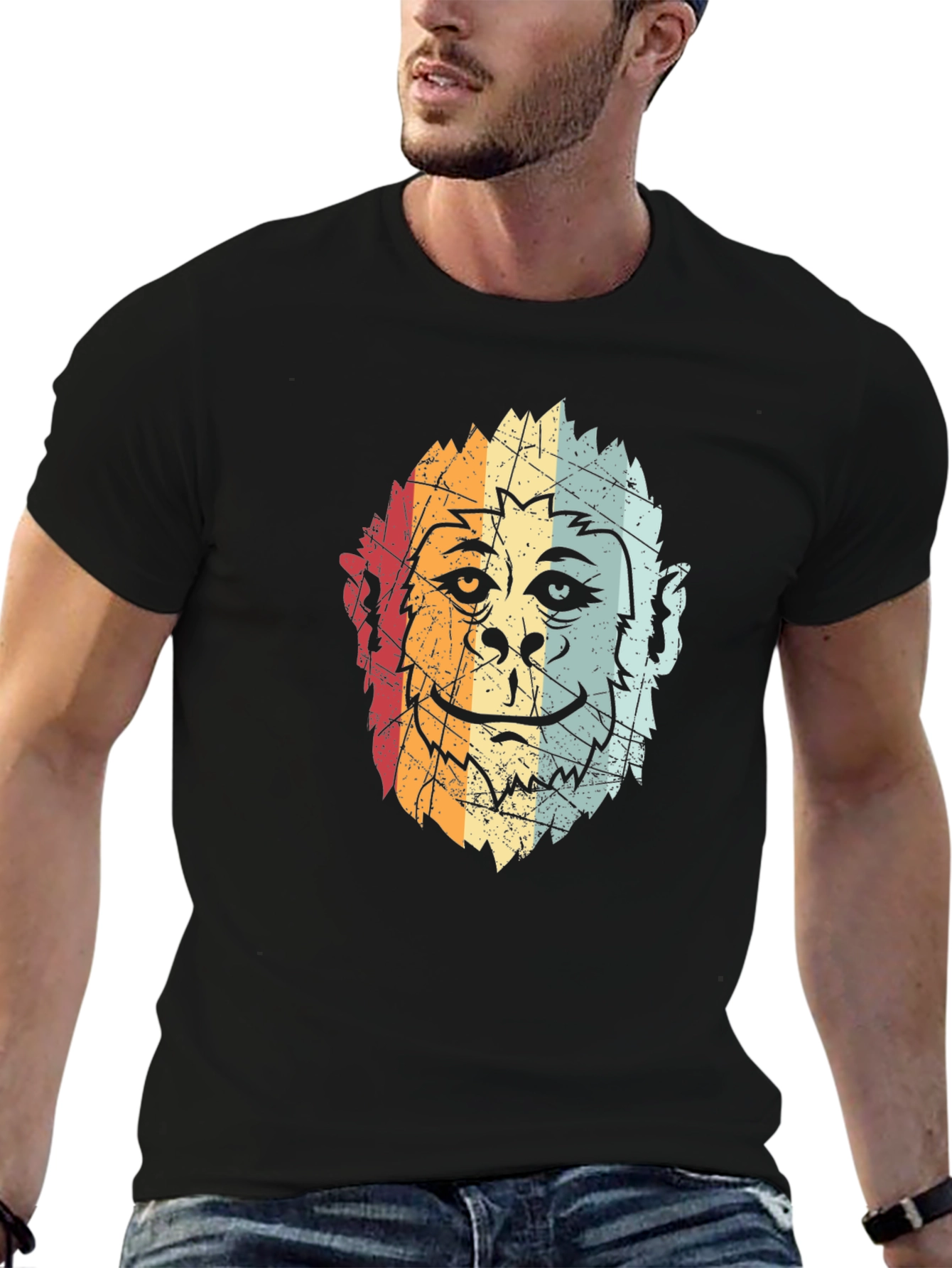 Retro Bigfoot T-Shirt - Sasquatch Graphic Tee