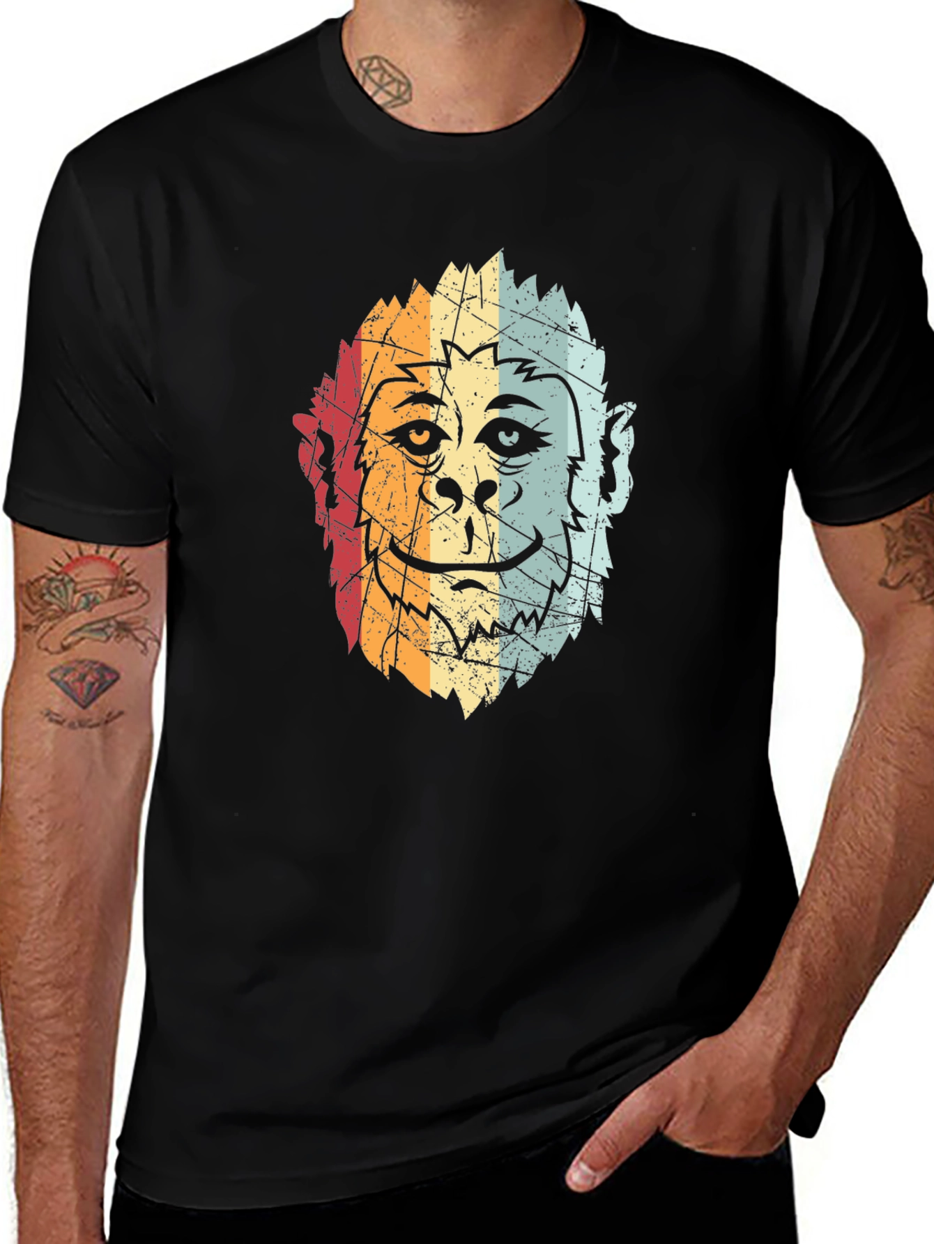Retro Bigfoot T-Shirt - Sasquatch Graphic Tee