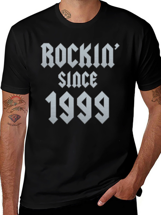 Rockin Since 1999 T-Shirt - Black