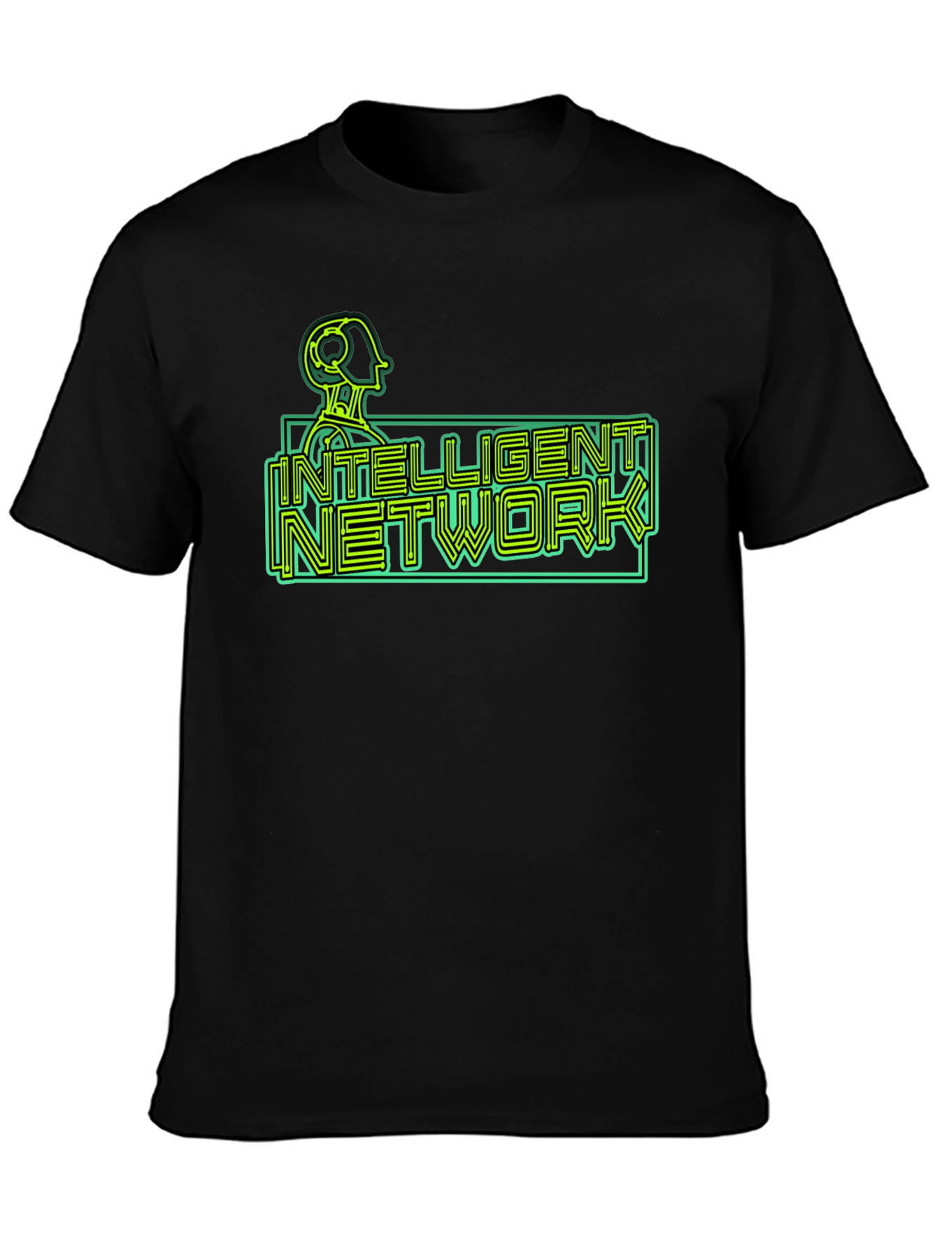 Intelligent Network T-Shirt - Retro Sci-Fi Design