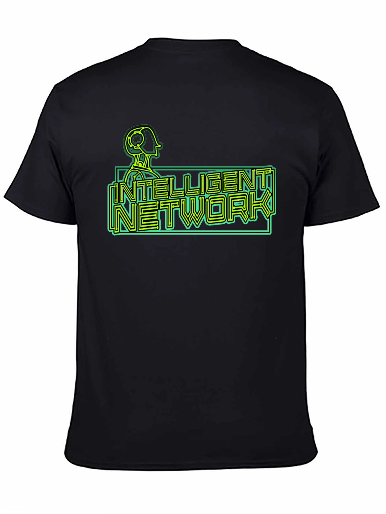 Intelligent Network T-Shirt - Retro Sci-Fi Design