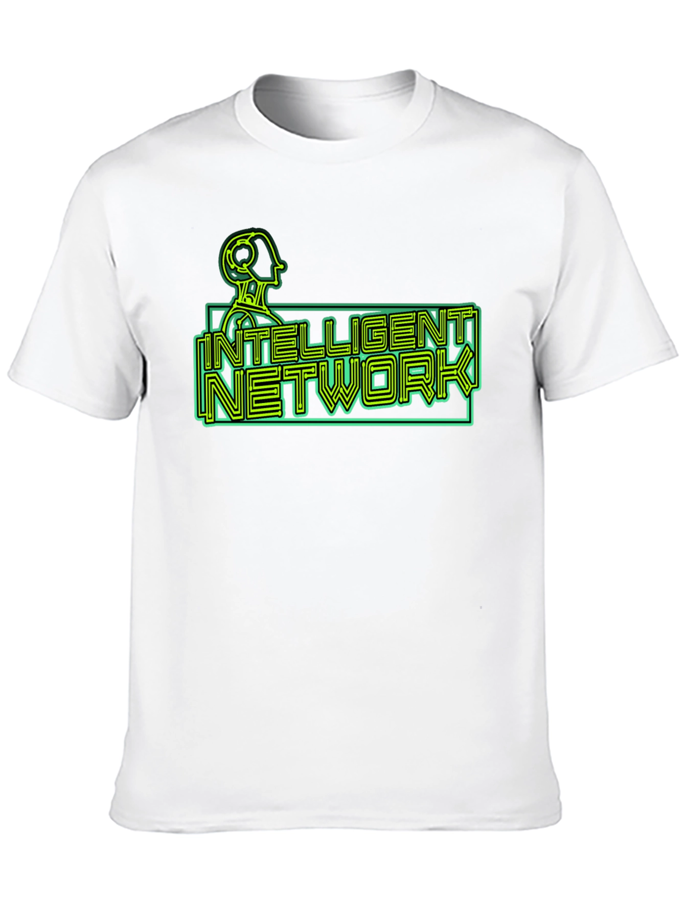 Intelligent Network T-Shirt - Retro Sci-Fi Design