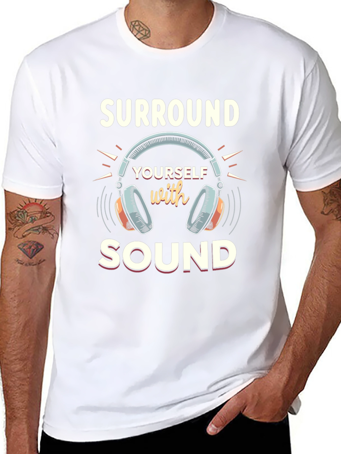 Surround Yourself with Sound Graphic T-Shirt