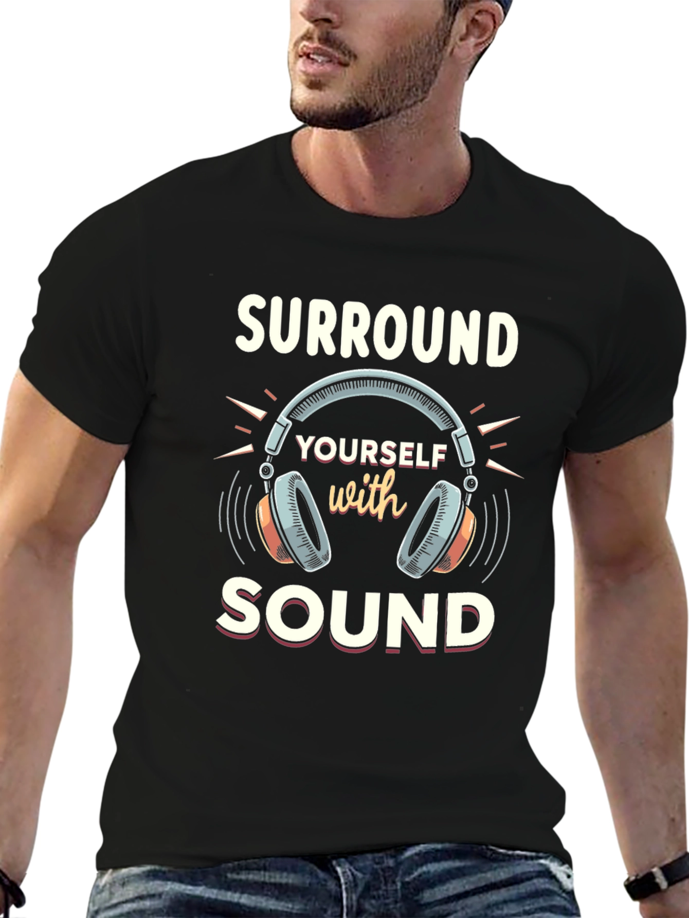 Surround Yourself with Sound Graphic T-Shirt