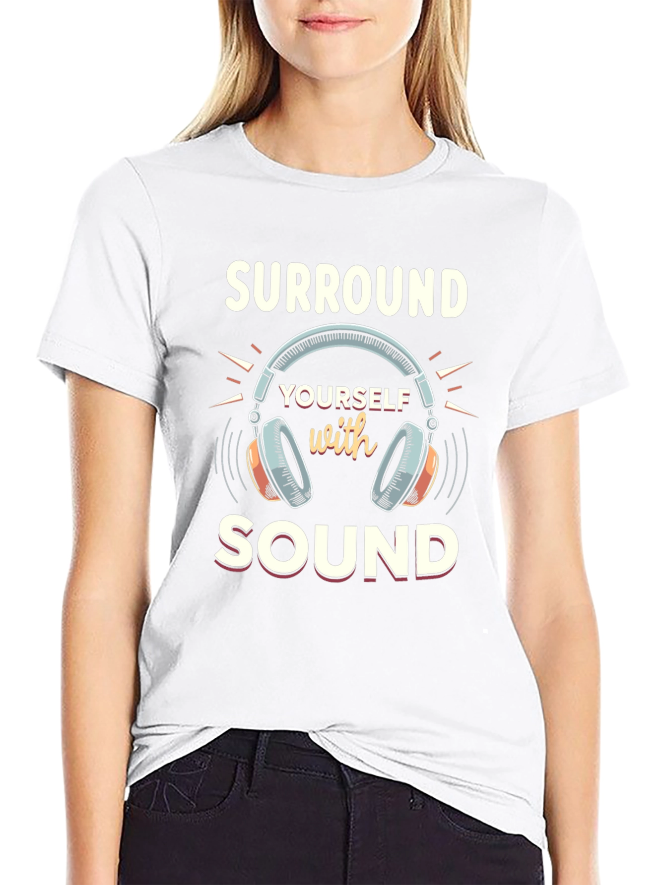 Surround Yourself with Sound Graphic T-Shirt