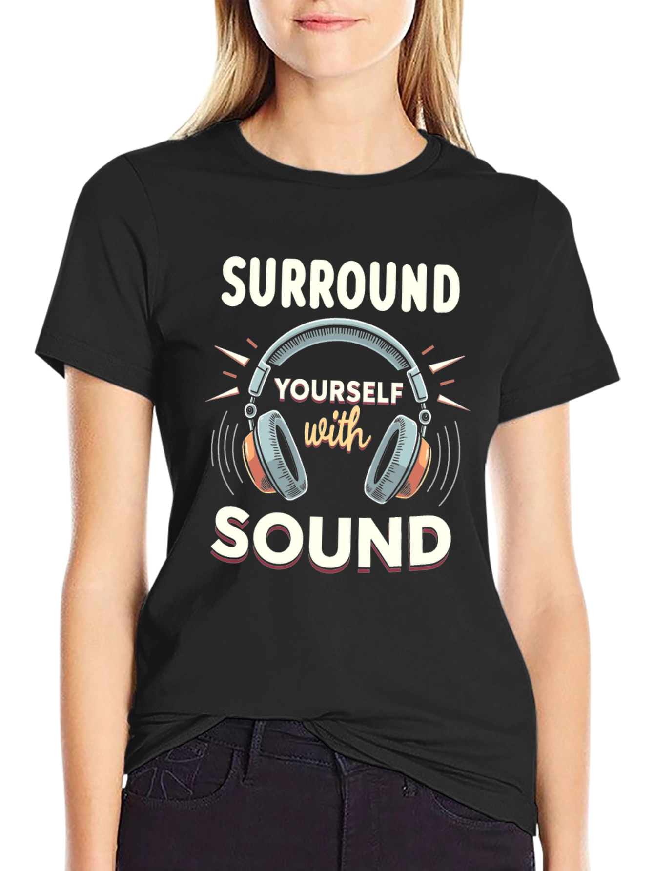 Surround Yourself with Sound Graphic T-Shirt