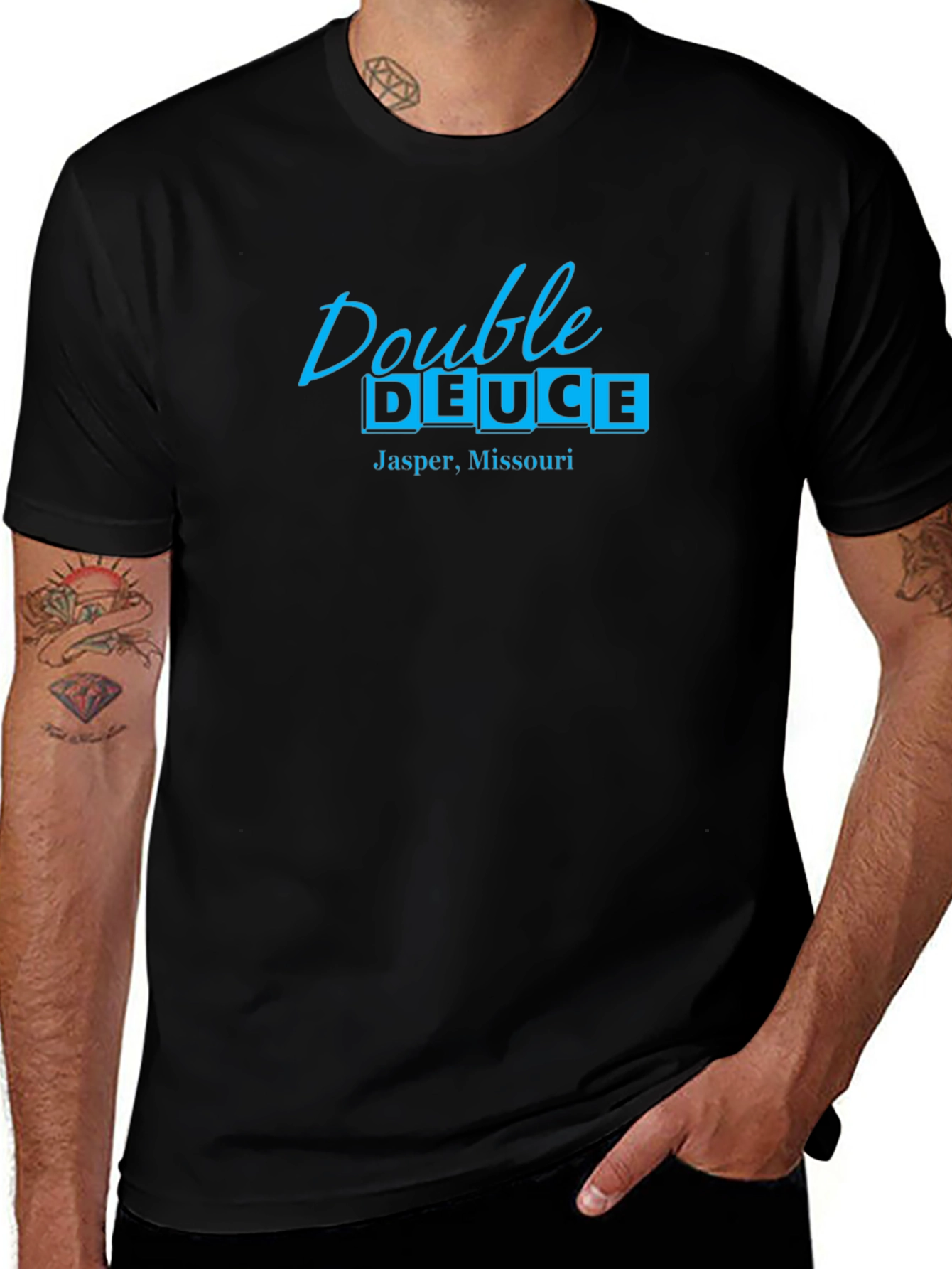 Double Deuce T-Shirt - Jasper Missouri Novelty Tee