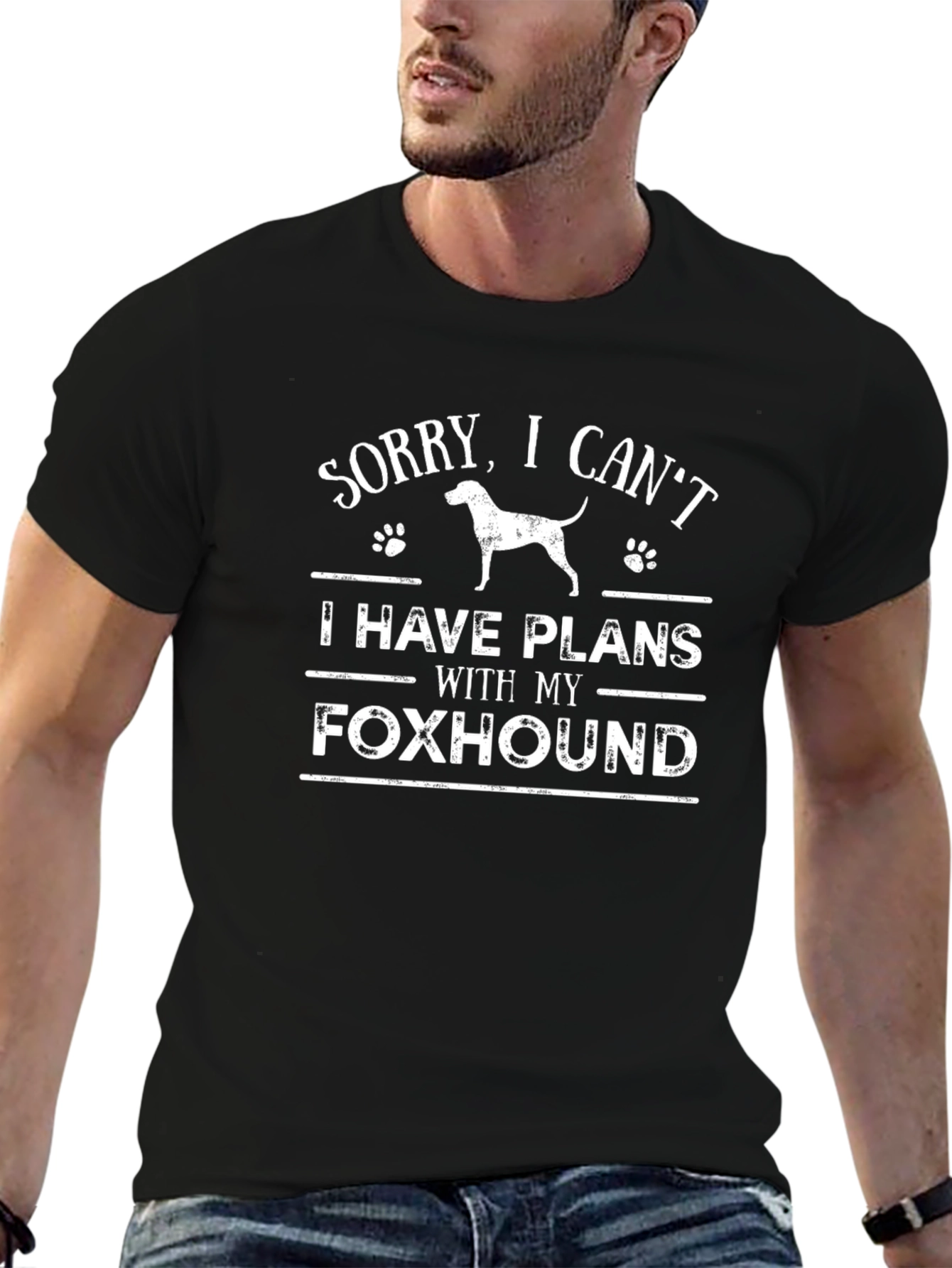 Foxhound Plans T-Shirt - Dog Lover Tee