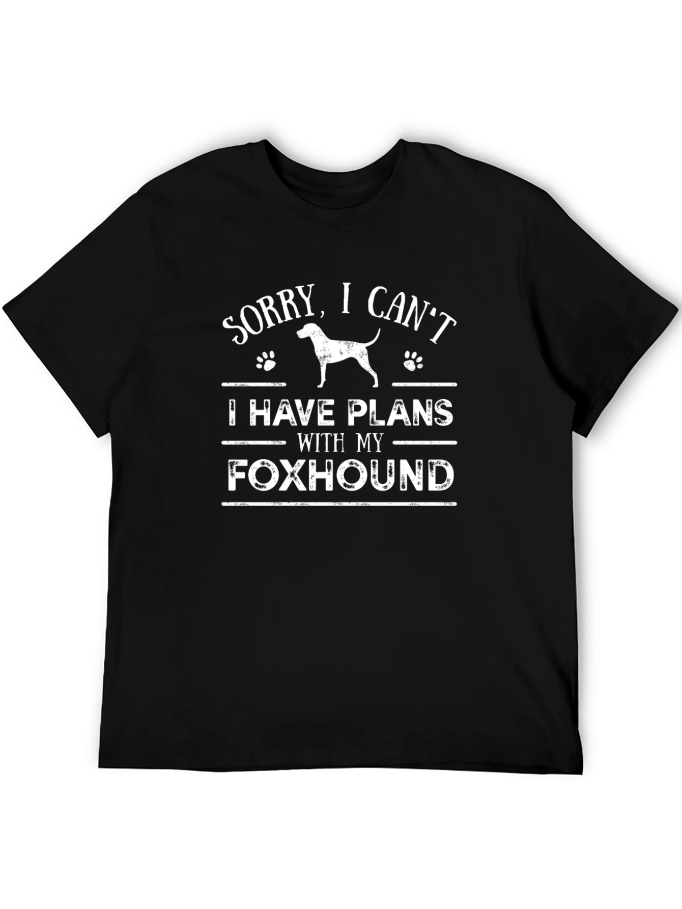 Foxhound Plans T-Shirt - Dog Lover Tee