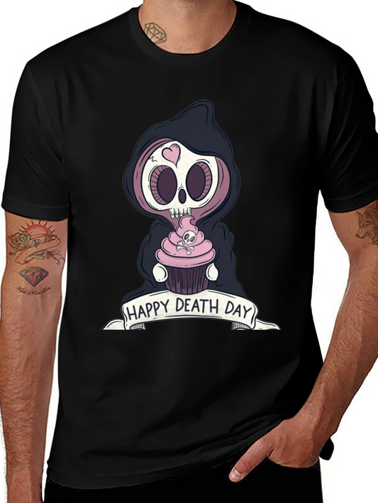 Happy Death Day Graphic Tee - Grim Reaper Cupcake