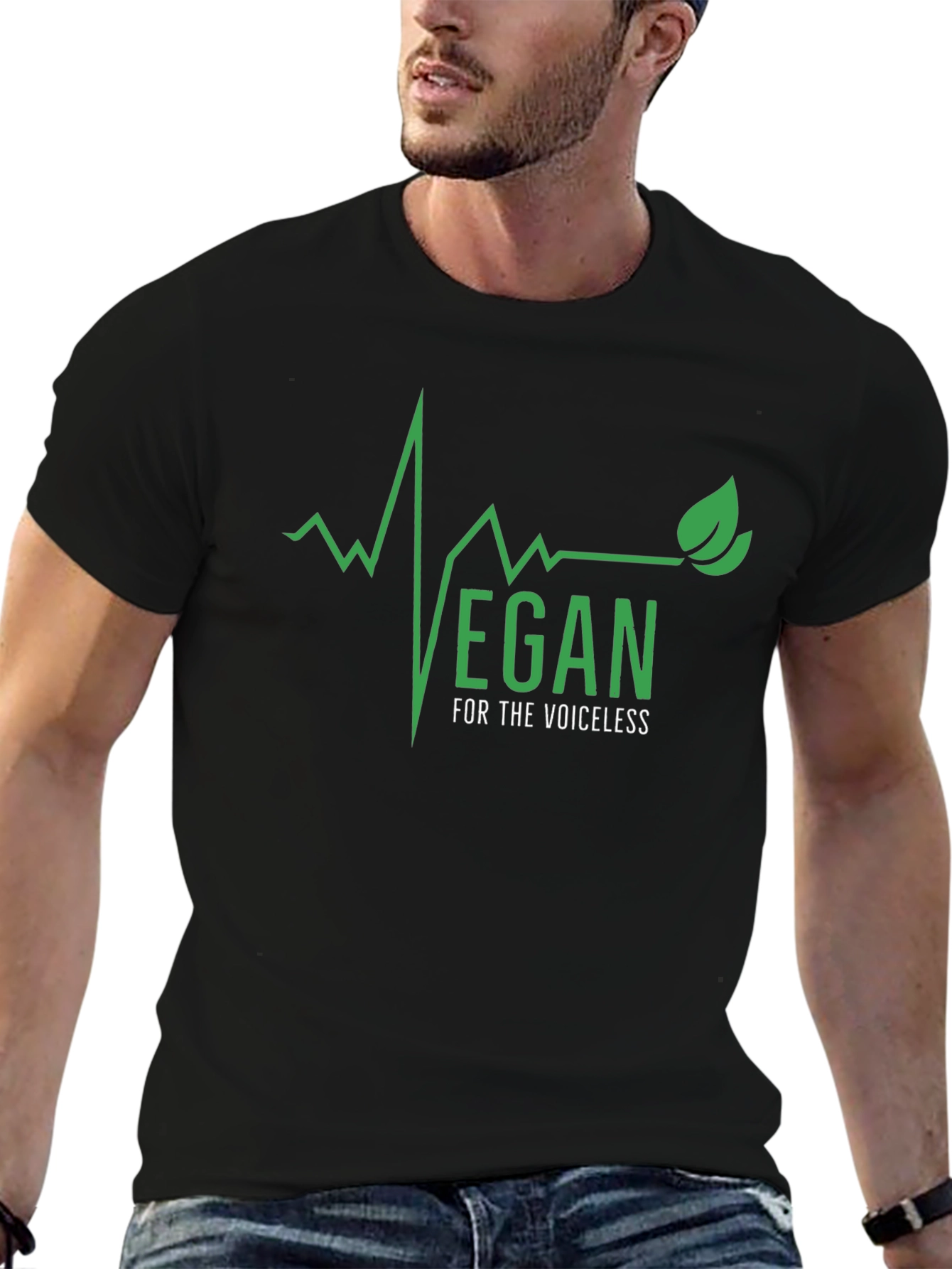 Vegan Heartbeat T-Shirt - For the Voiceless Tee
